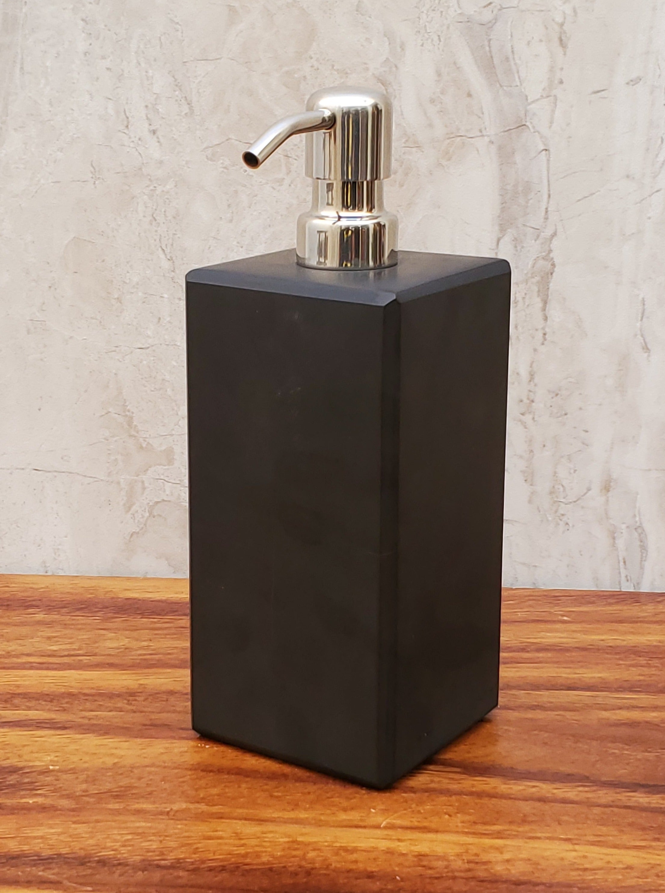 Black Matte Onyx Liquid Soap or Lotion Dispenser Bottle with Pump Accessories Bath Soap Dispensers