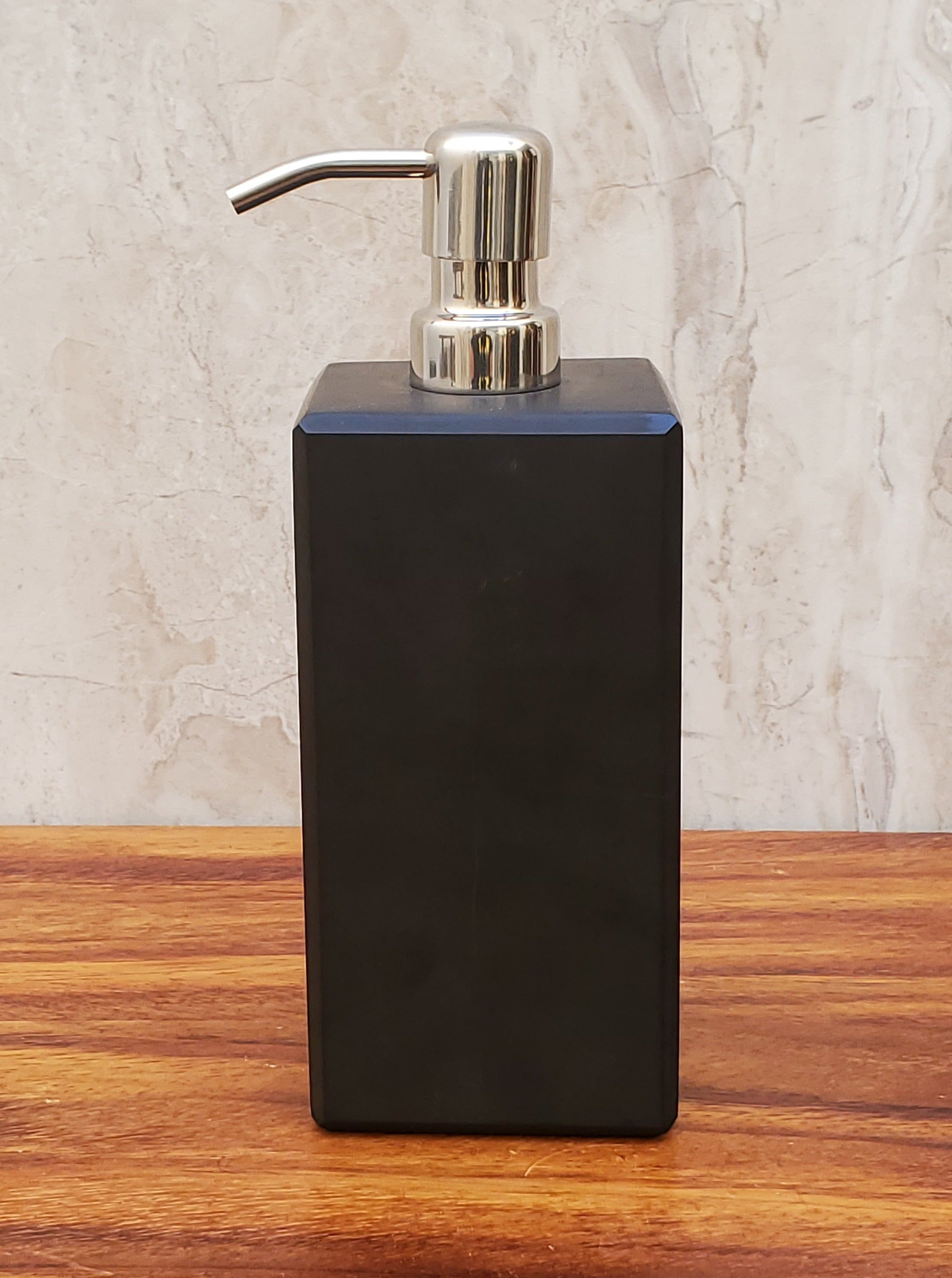 Black Matte Onyx Liquid Soap or Lotion Dispenser Bottle with Pump Accessories Bath Soap Dispensers