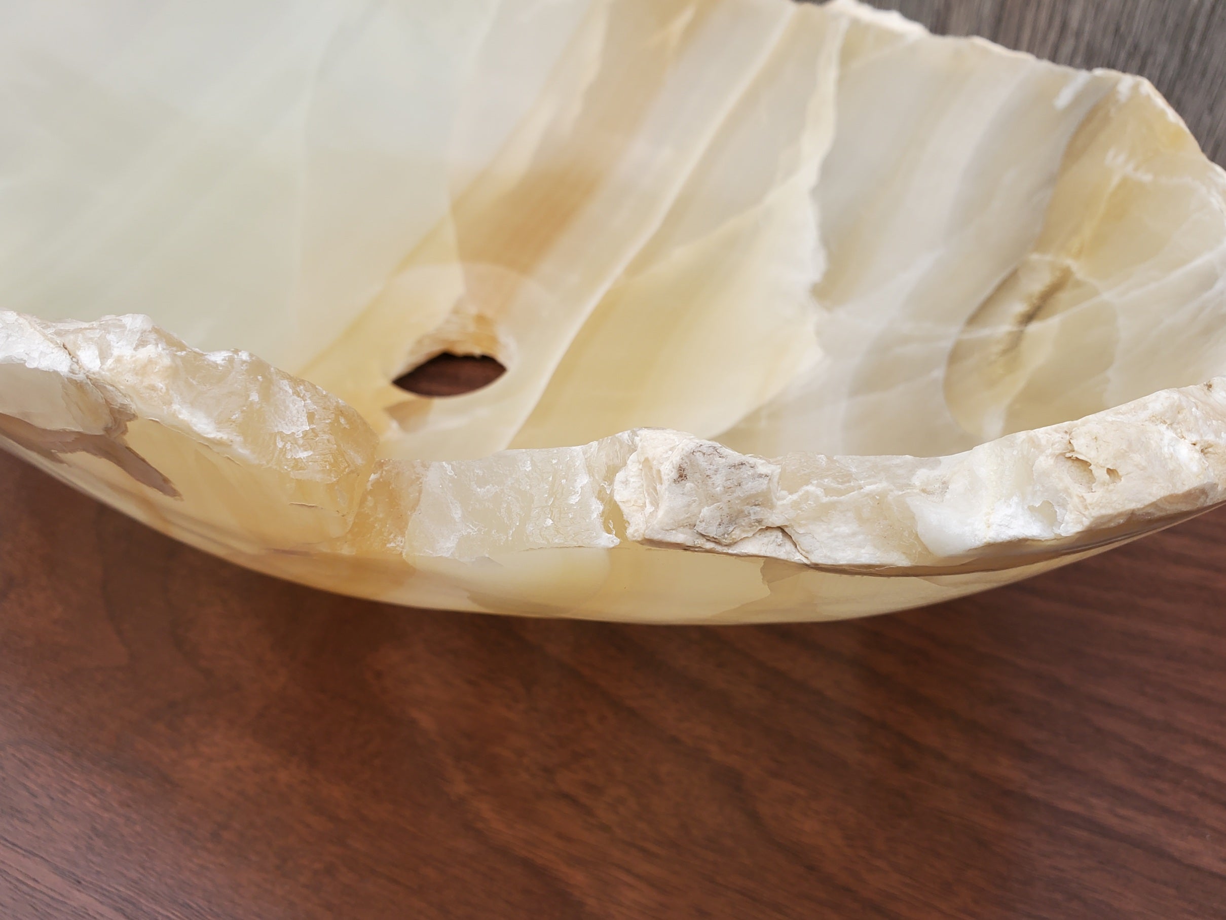 S23_14 Onyx Stone Bathroom Vessel Sink