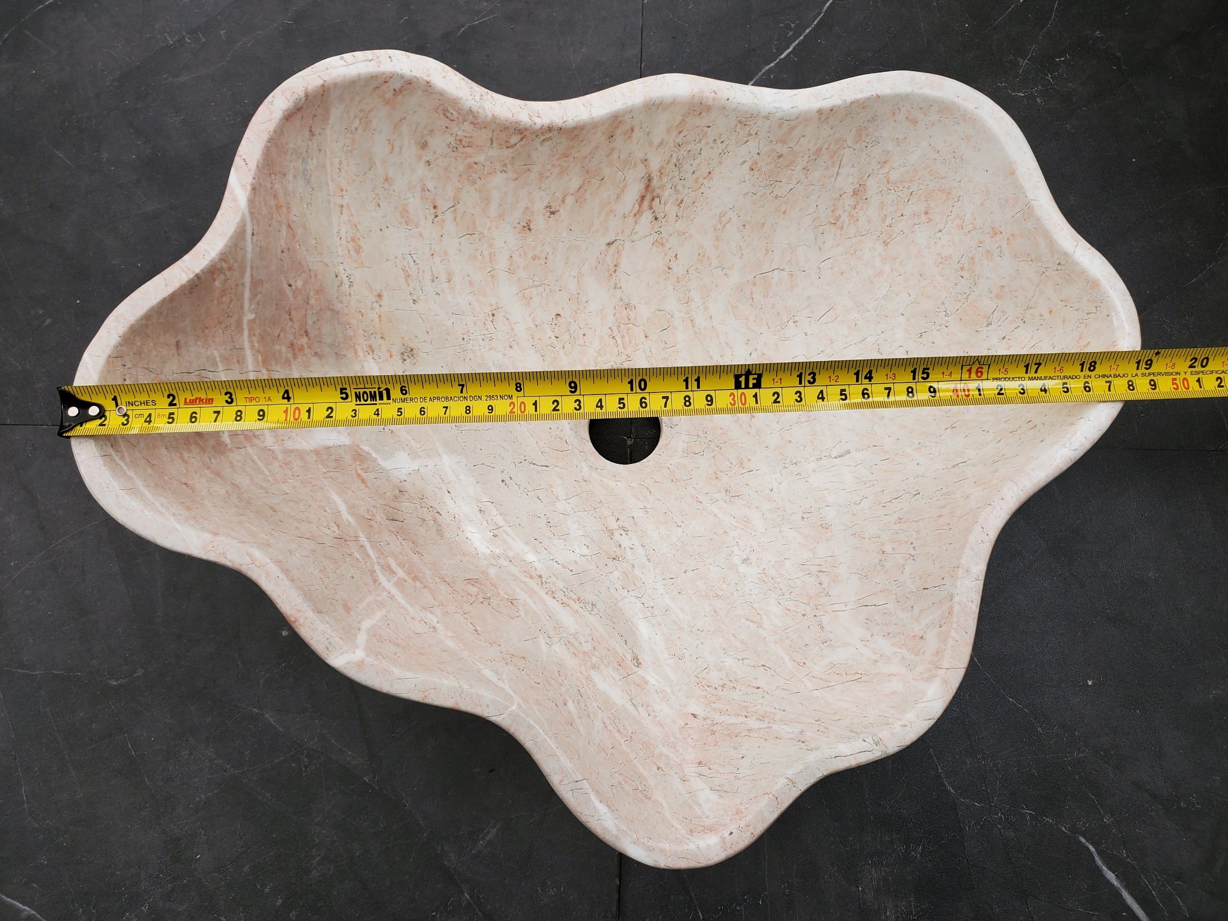 S31_26 Marble Vessel Bathroom Sink