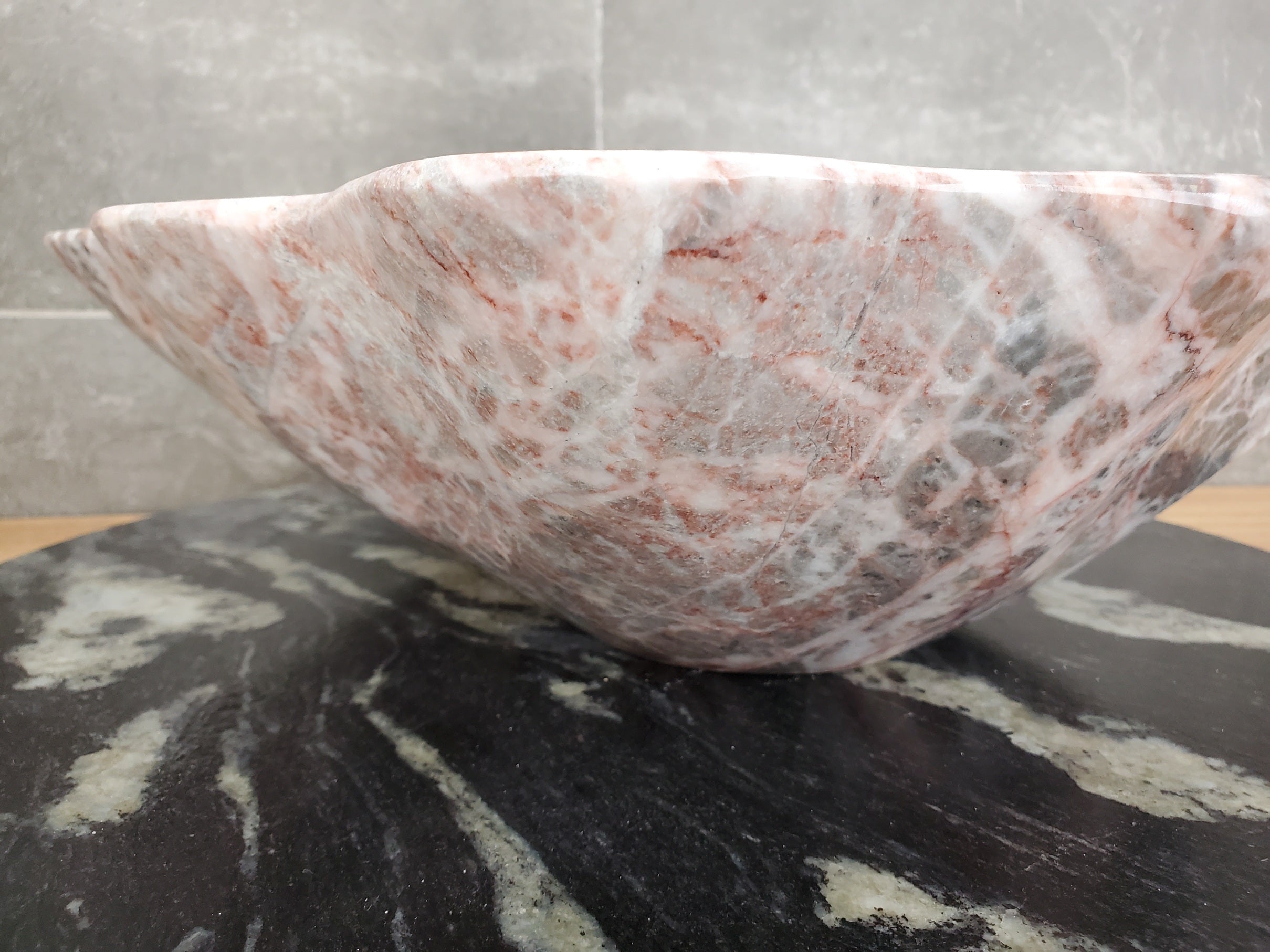 S31_27 Marble Vessel Bathroom Sink - 16.5 x 13.5 inch