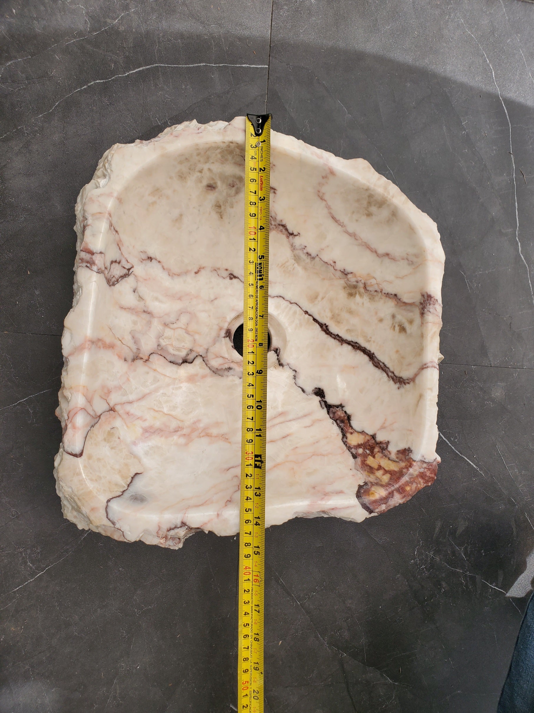 S33_06 Onyx Stone Vessel Sink