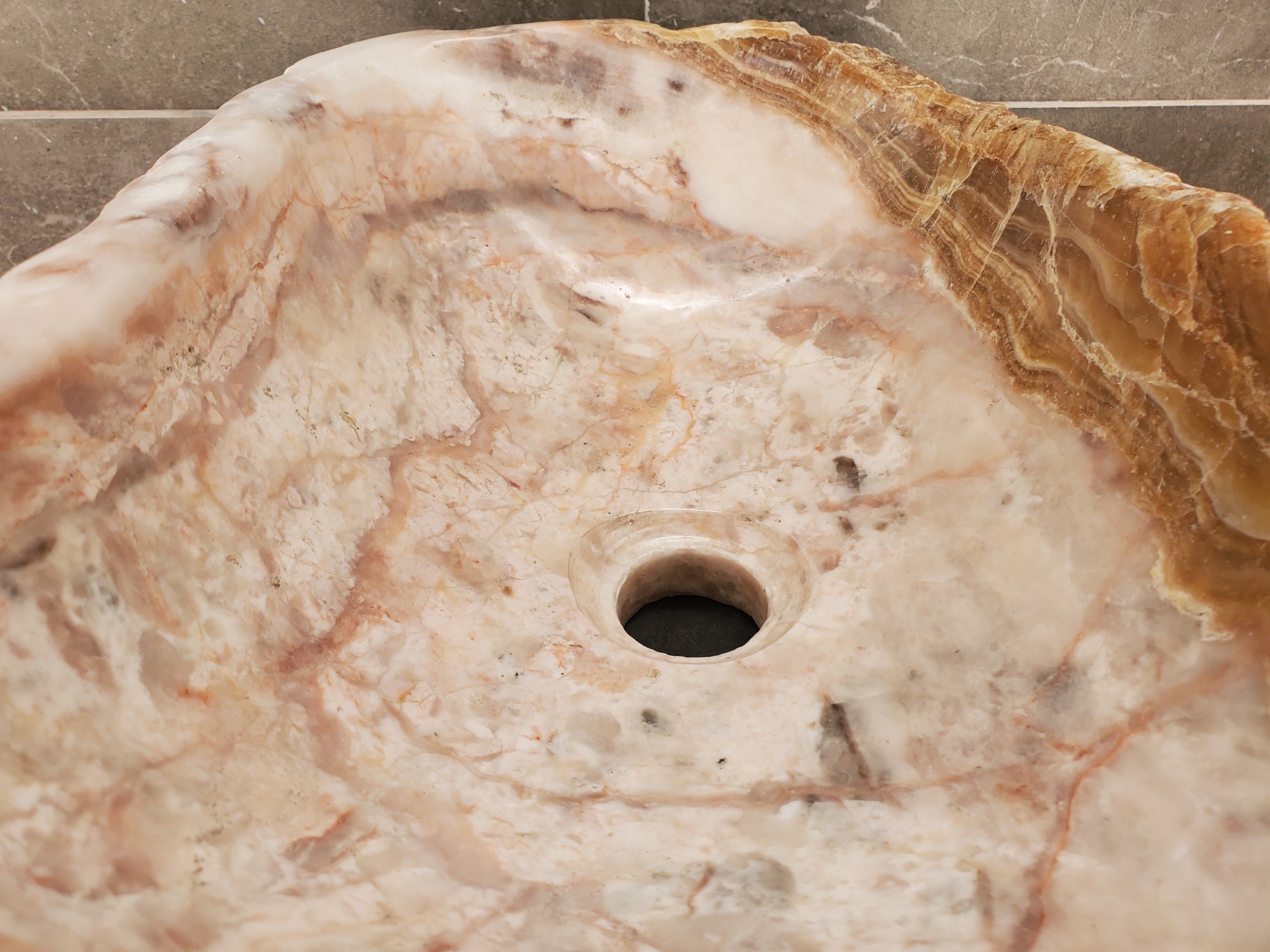 S33_07 Marble Vessel Bathroom Sink