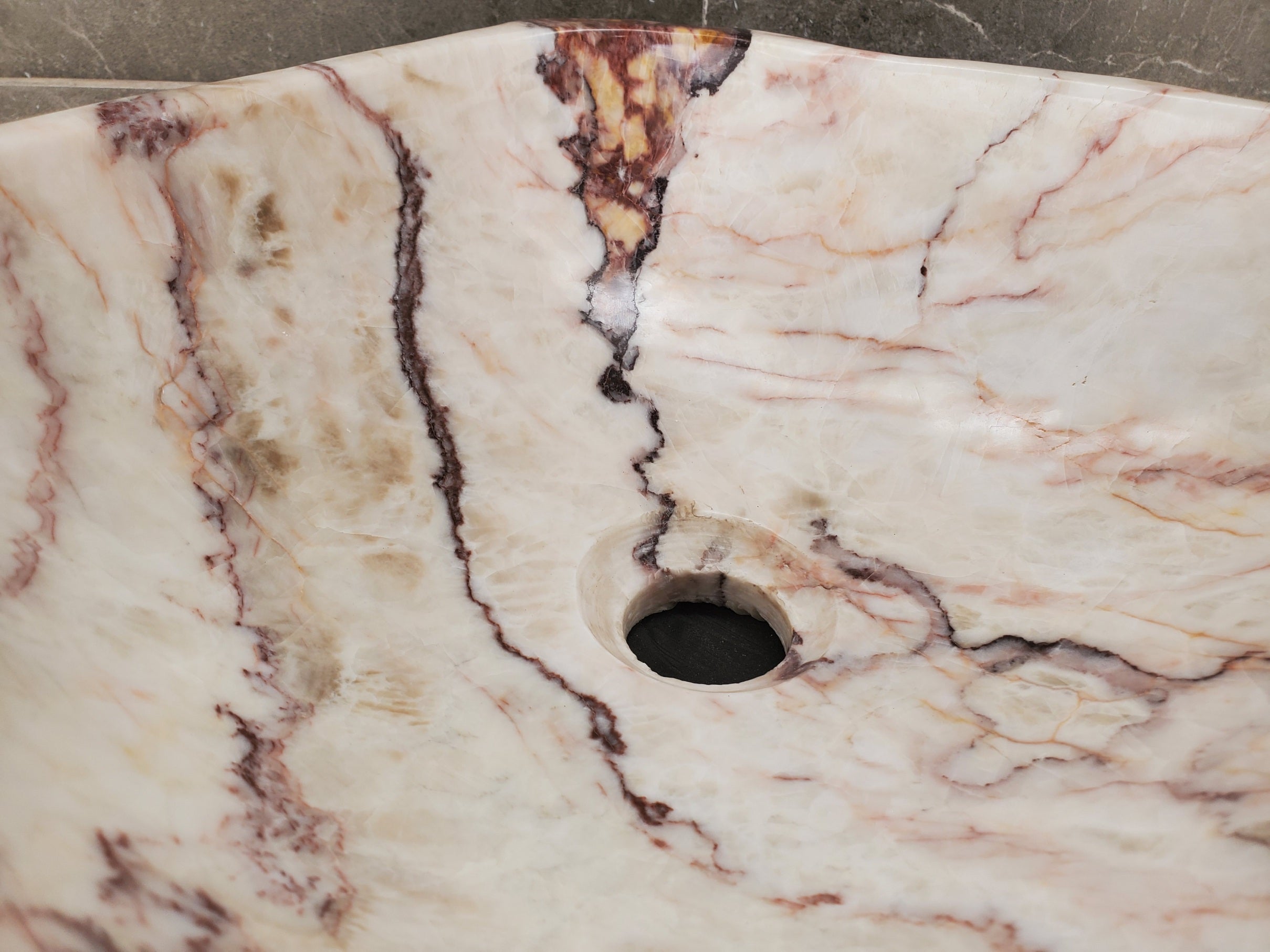 S33_06 Onyx Stone Vessel Sink