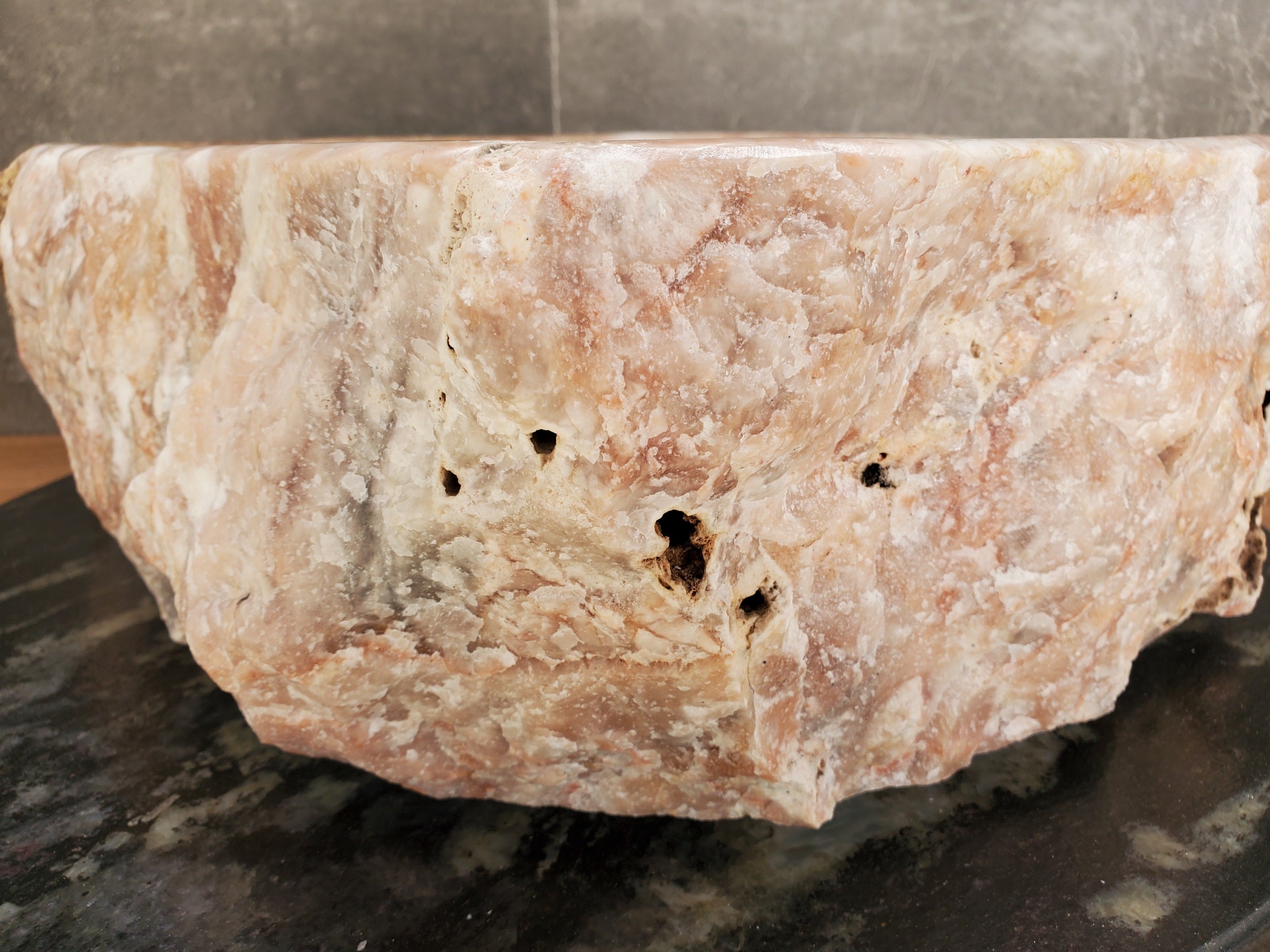 S34_02 Marble Stone Vessel Sink