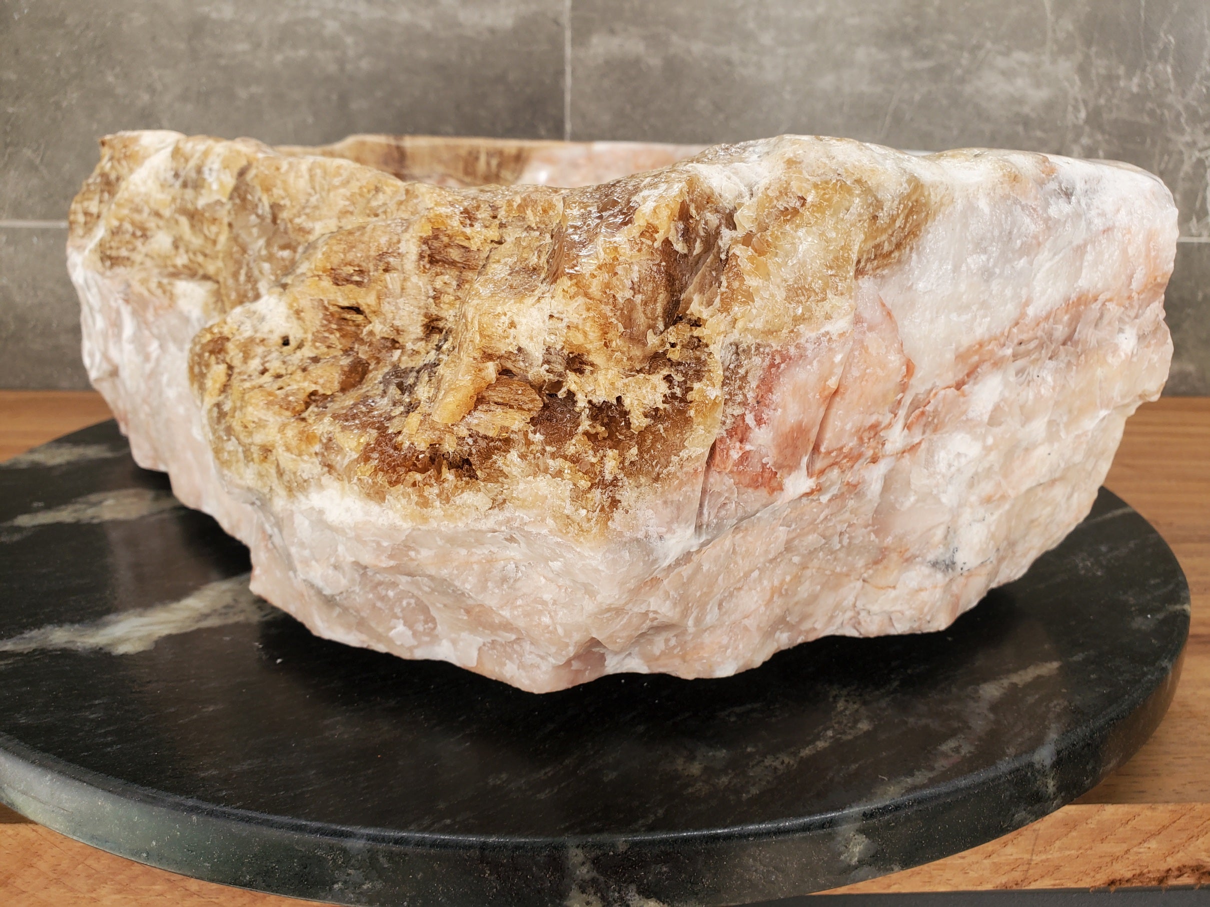 S33_07 Marble Vessel Bathroom Sink