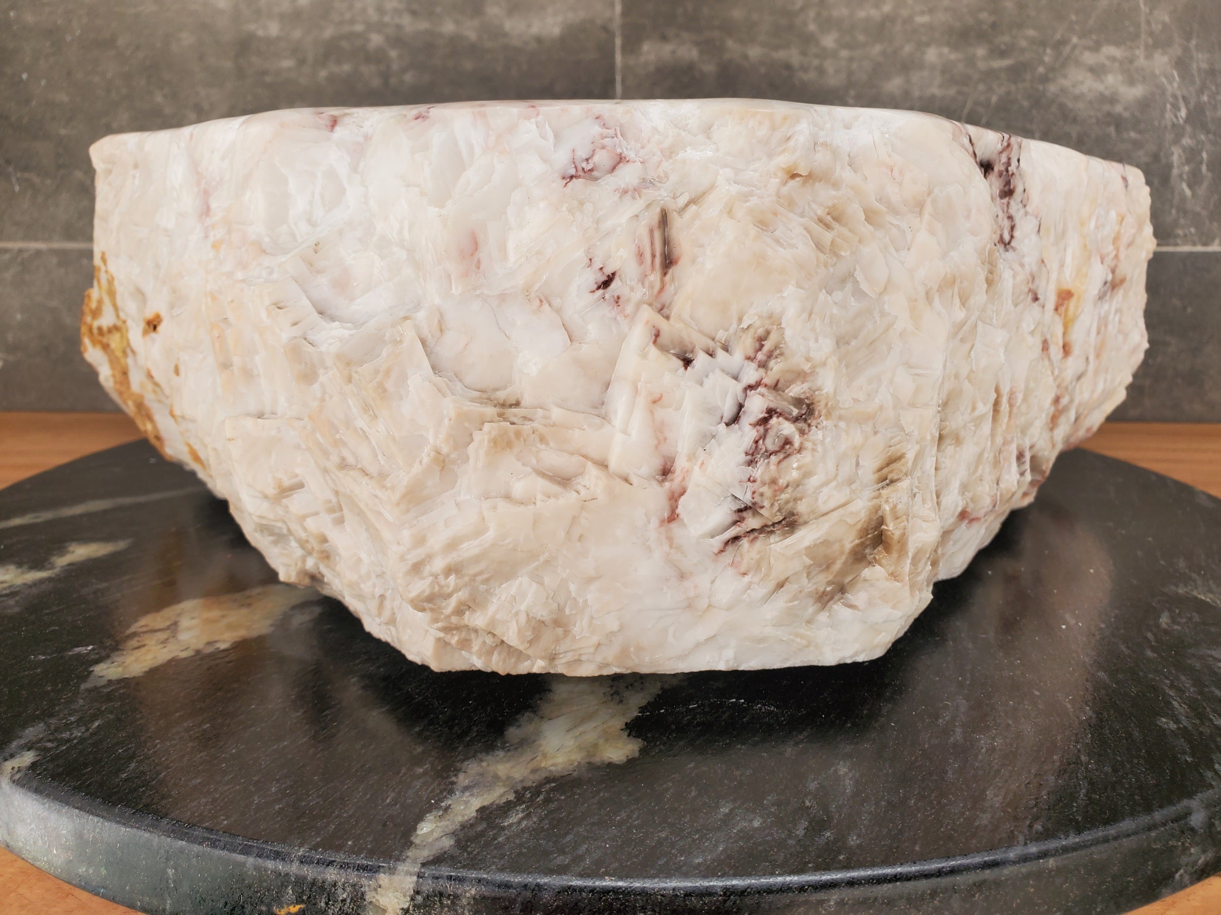 S33_06 Onyx Stone Vessel Sink