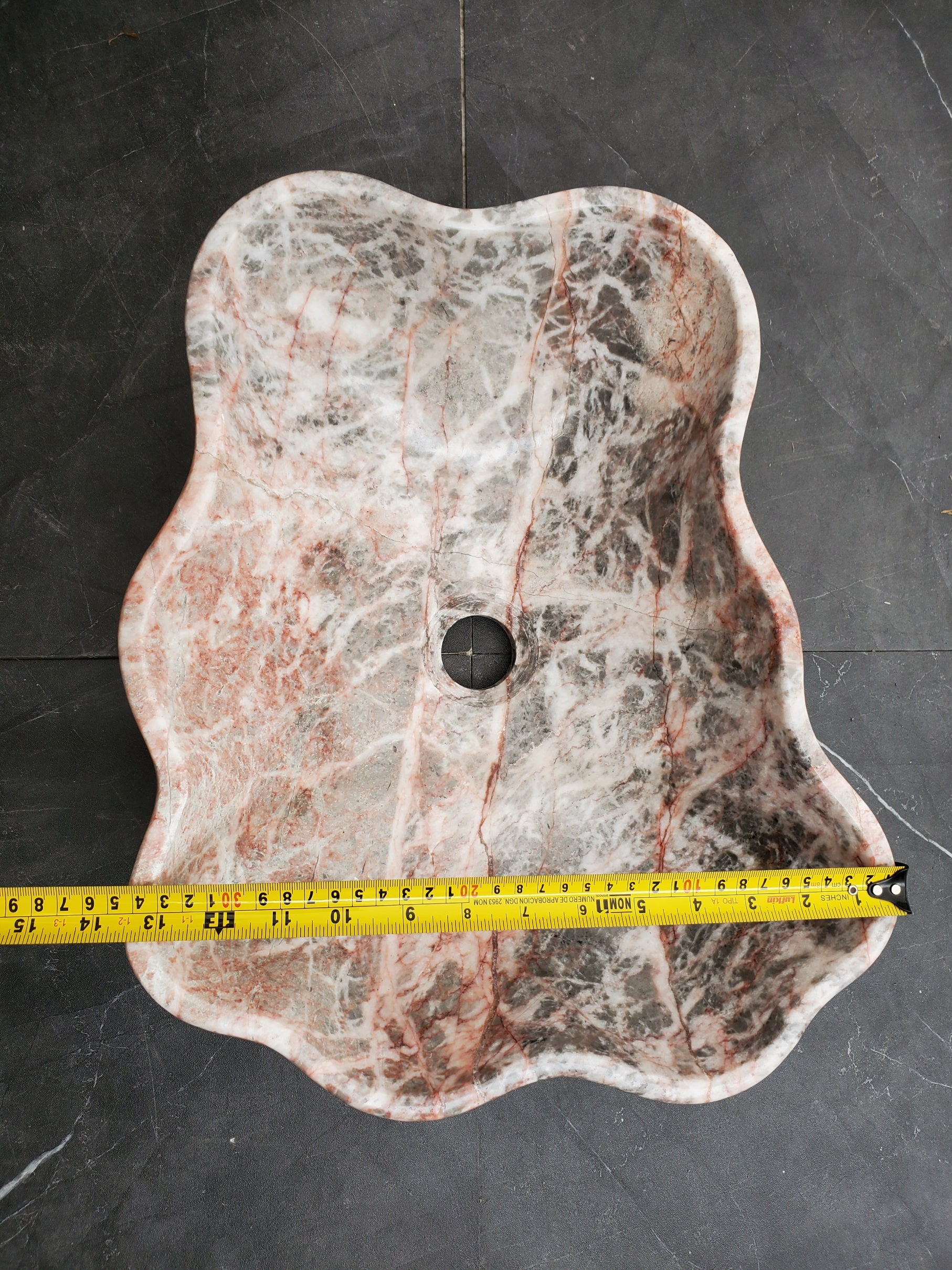 SET3169 Marble Stone Vessel Sink Set