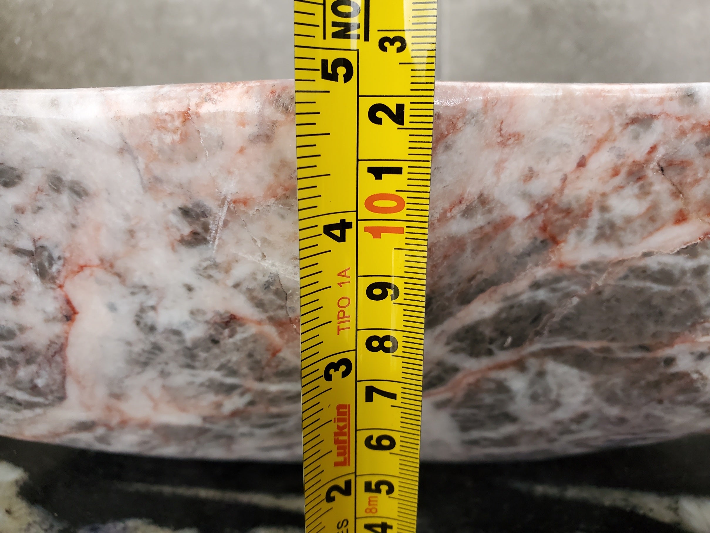 S31_27 Marble Vessel Bathroom Sink - 16.5 x 13.5 inch