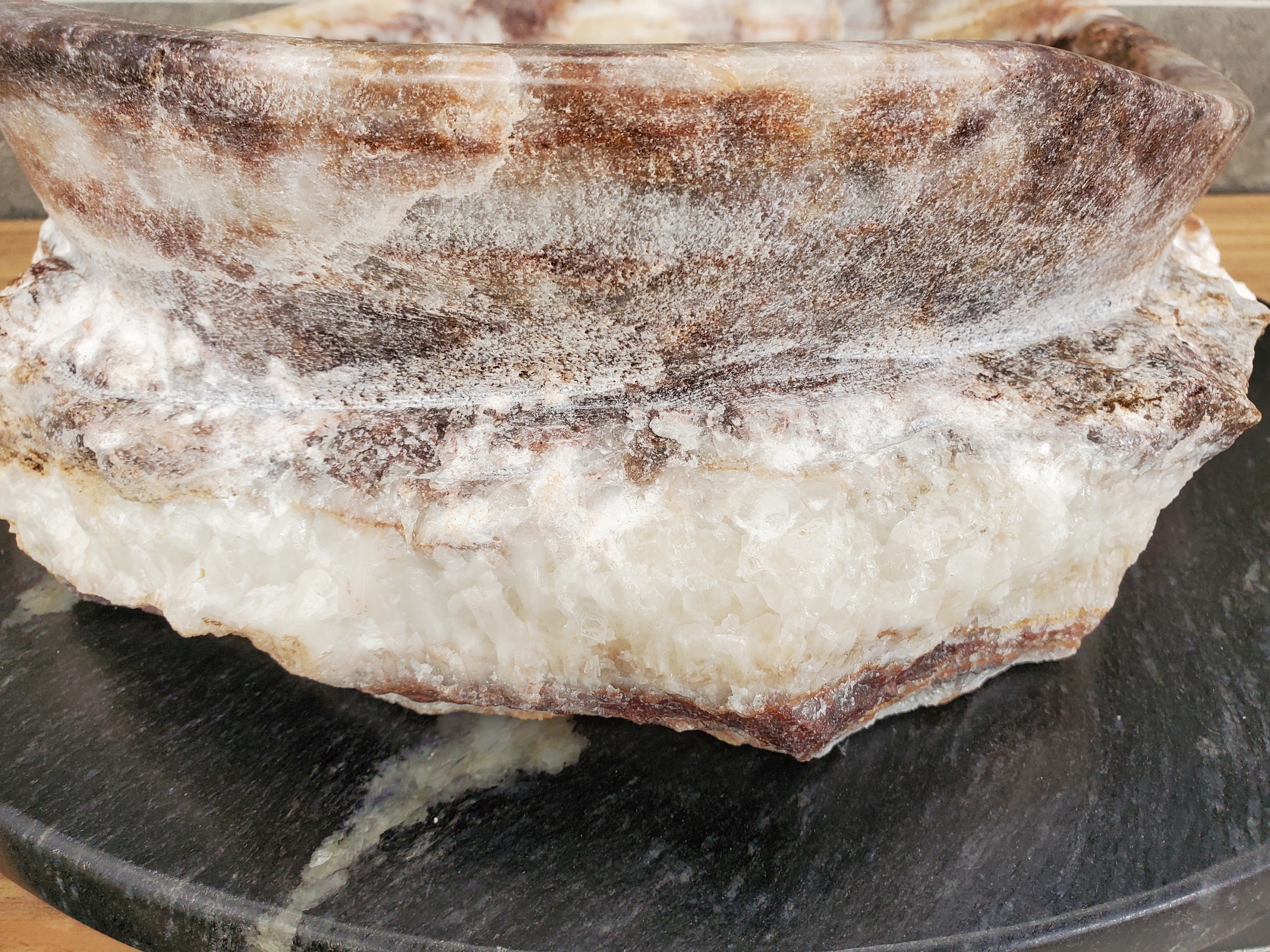 S31_10 Serpentine Onyx Stone Vessel Sink