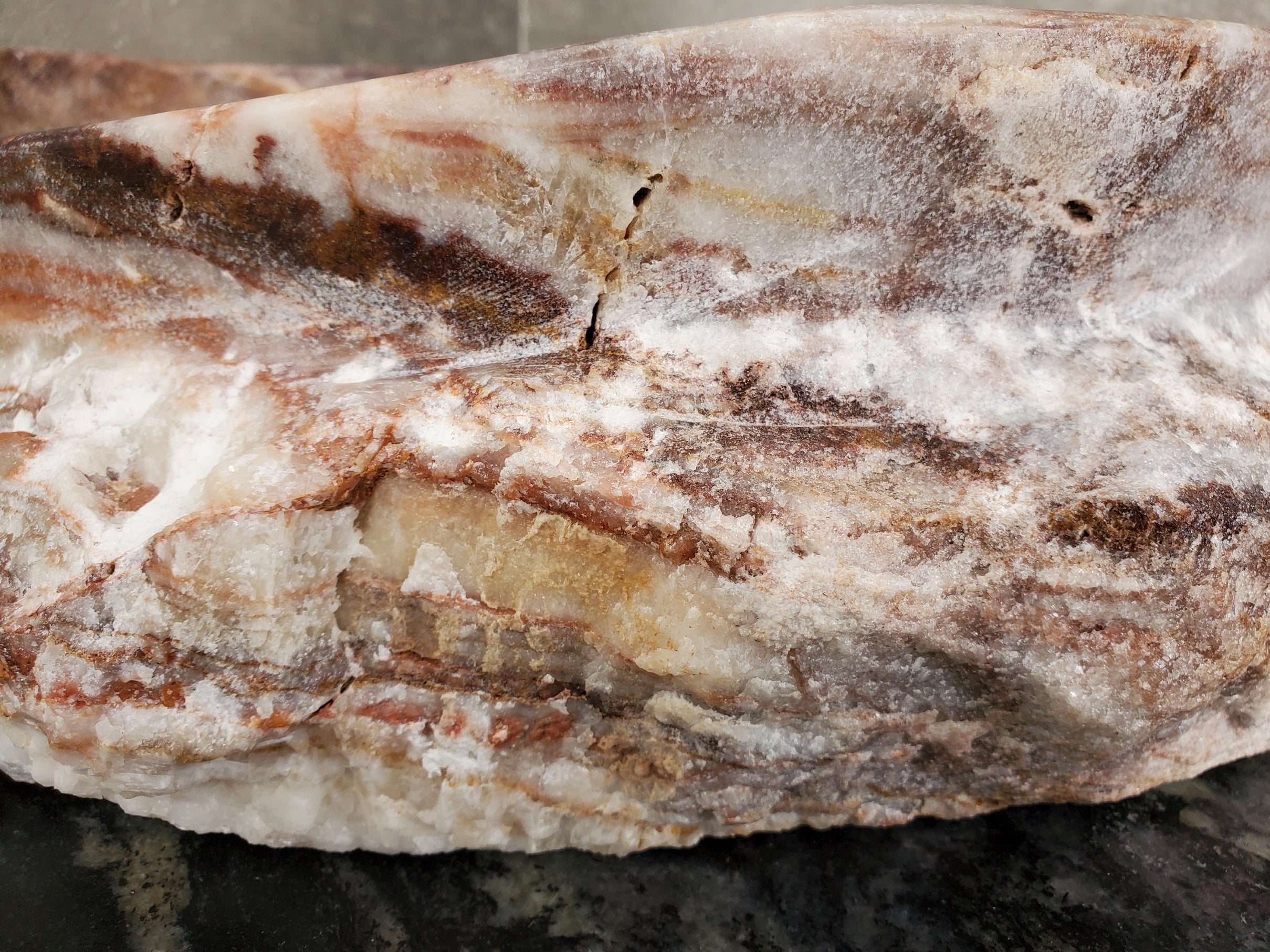 S31_10 Serpentine Onyx Stone Vessel Sink