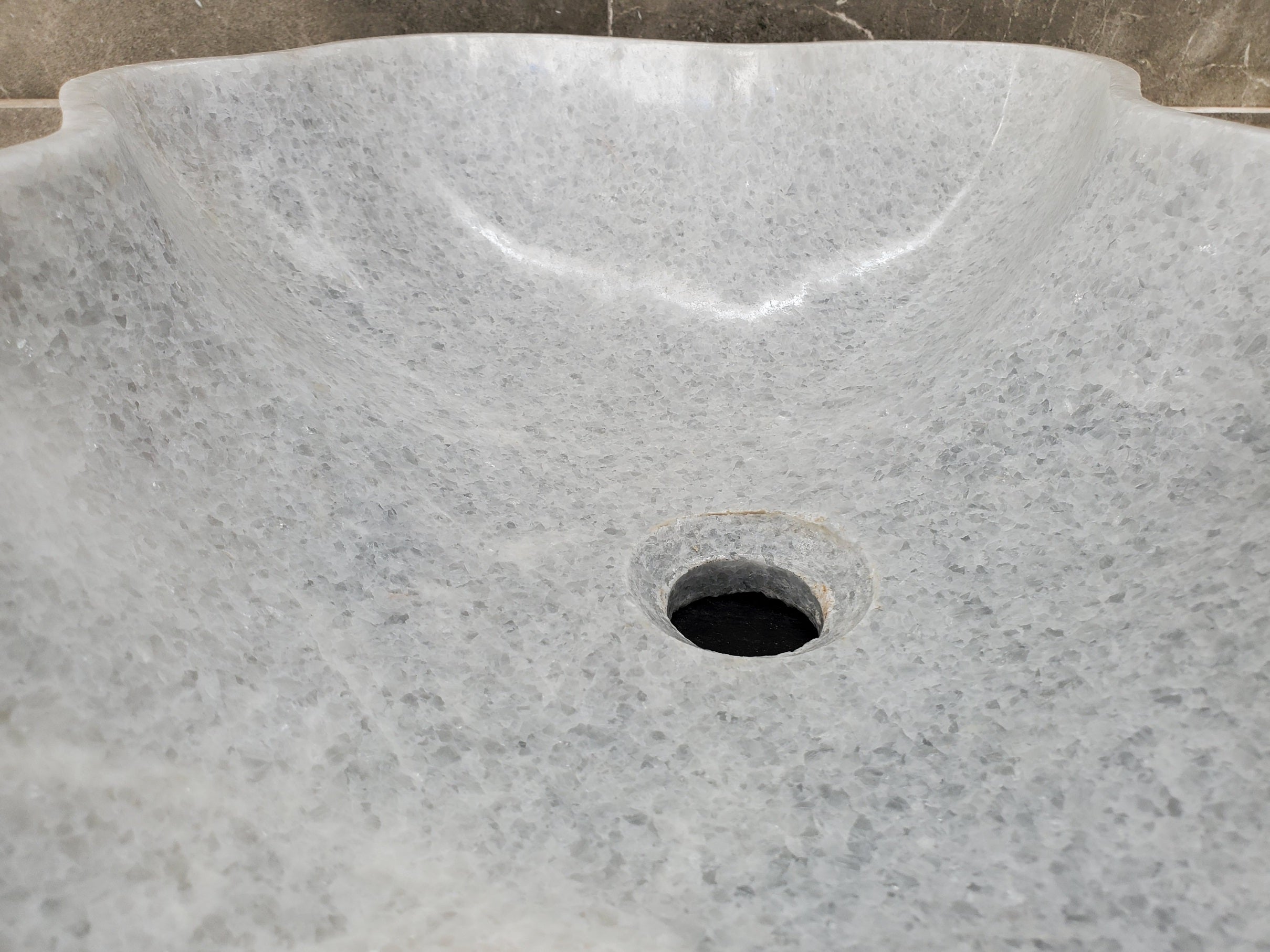 SET3305 Marble Stone Master Bath Set of 2 (Two) Vessel Sinks