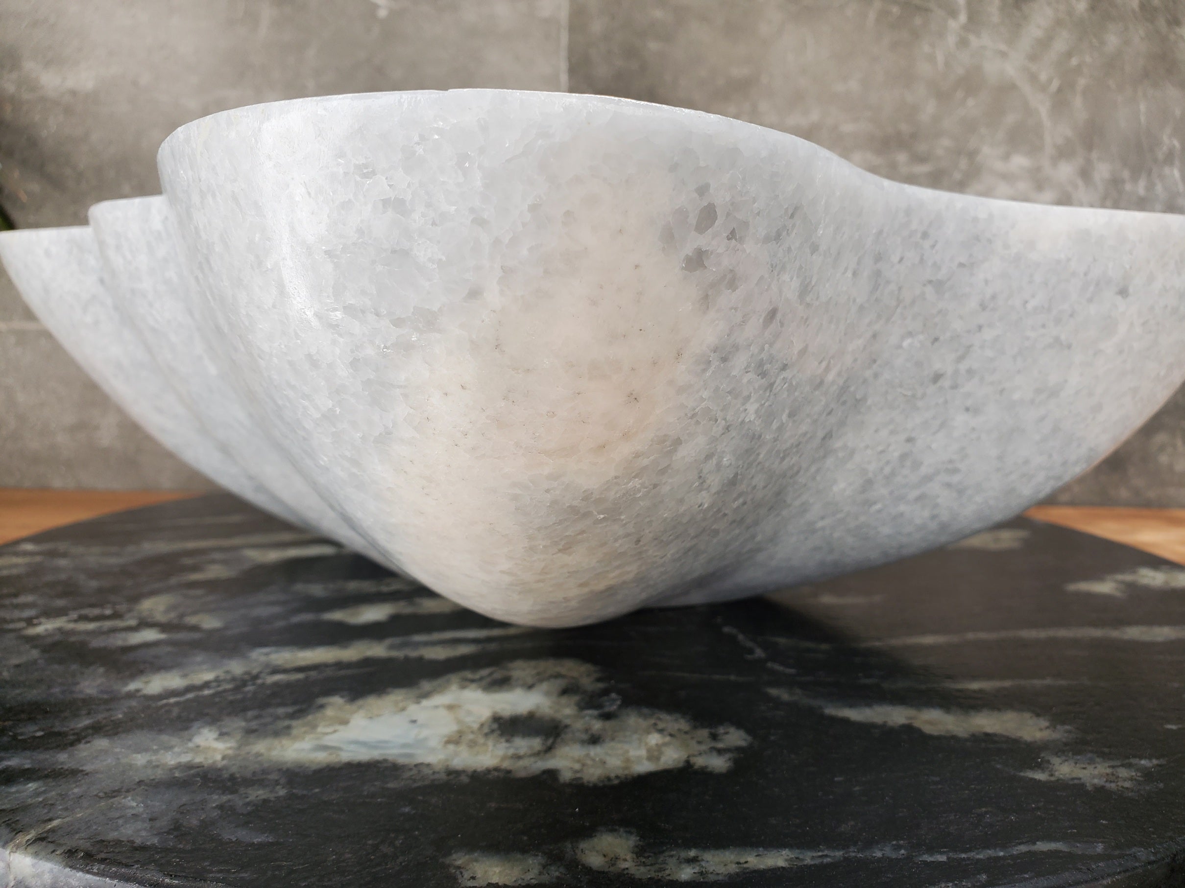 S33_50 Guadiana Marble Bathroom Vessel Sink- 17.5 x 13 inch