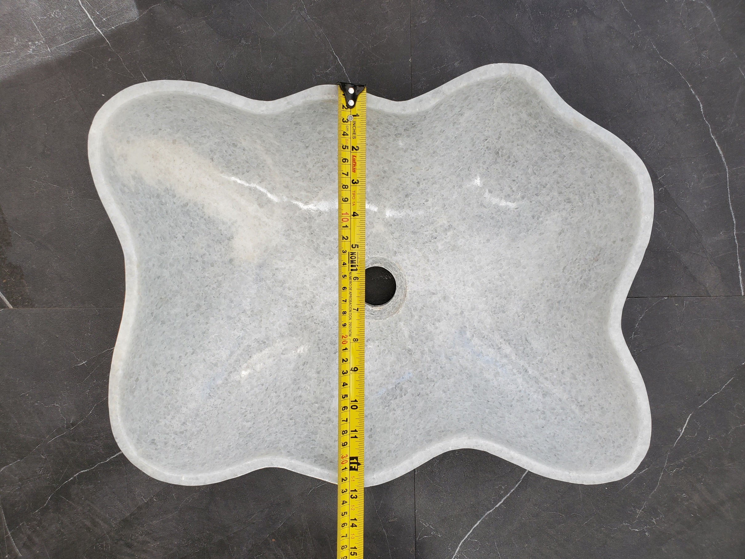 S33_50 Guadiana Marble Bathroom Vessel Sink- 17.5 x 13 inch