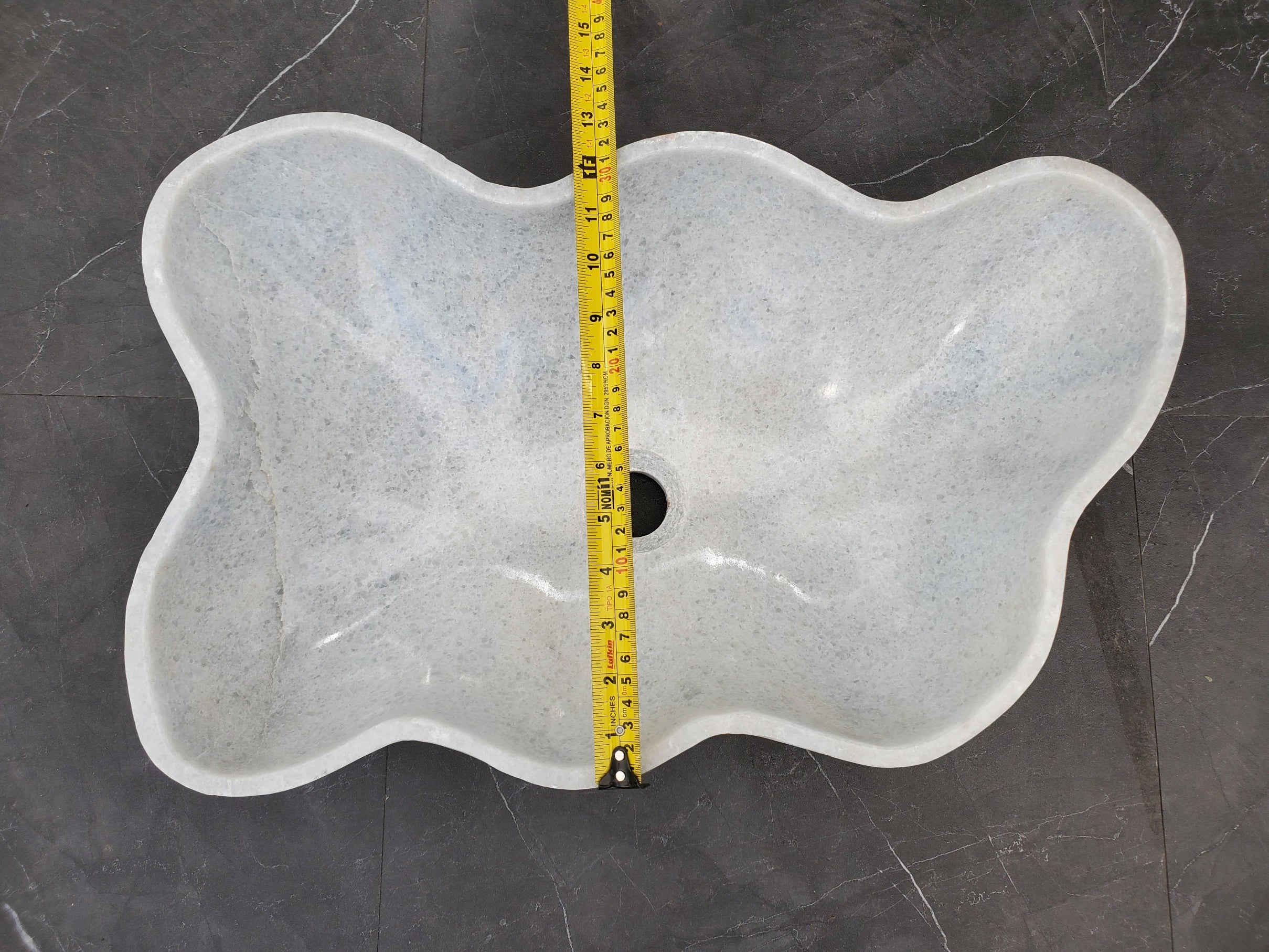 S33_51 Guadiana Marble Bathroom Vessel Sink - 20.5 x 12 inch