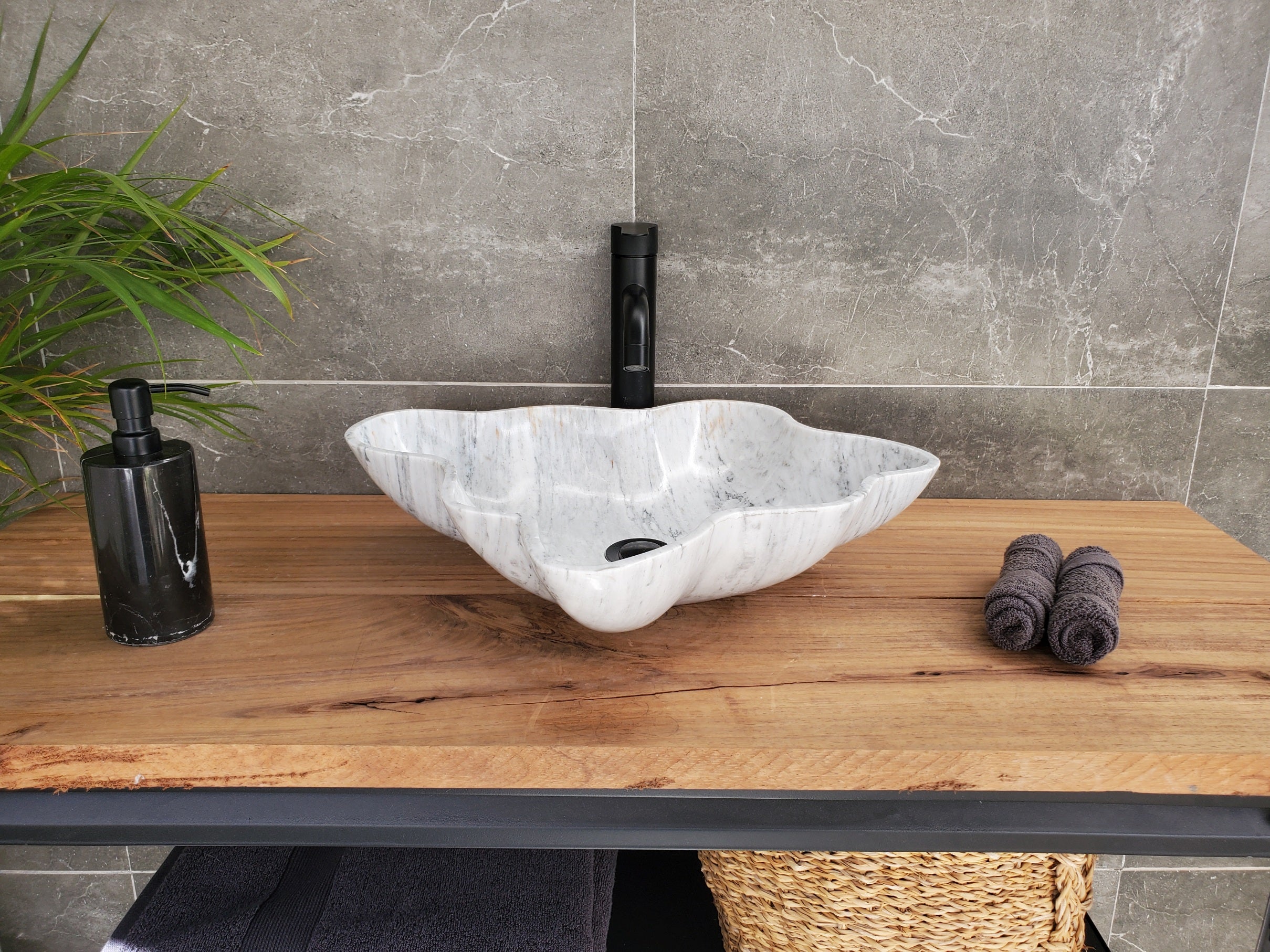 S33_32 Vego Marble Bathroom Vessel Sink