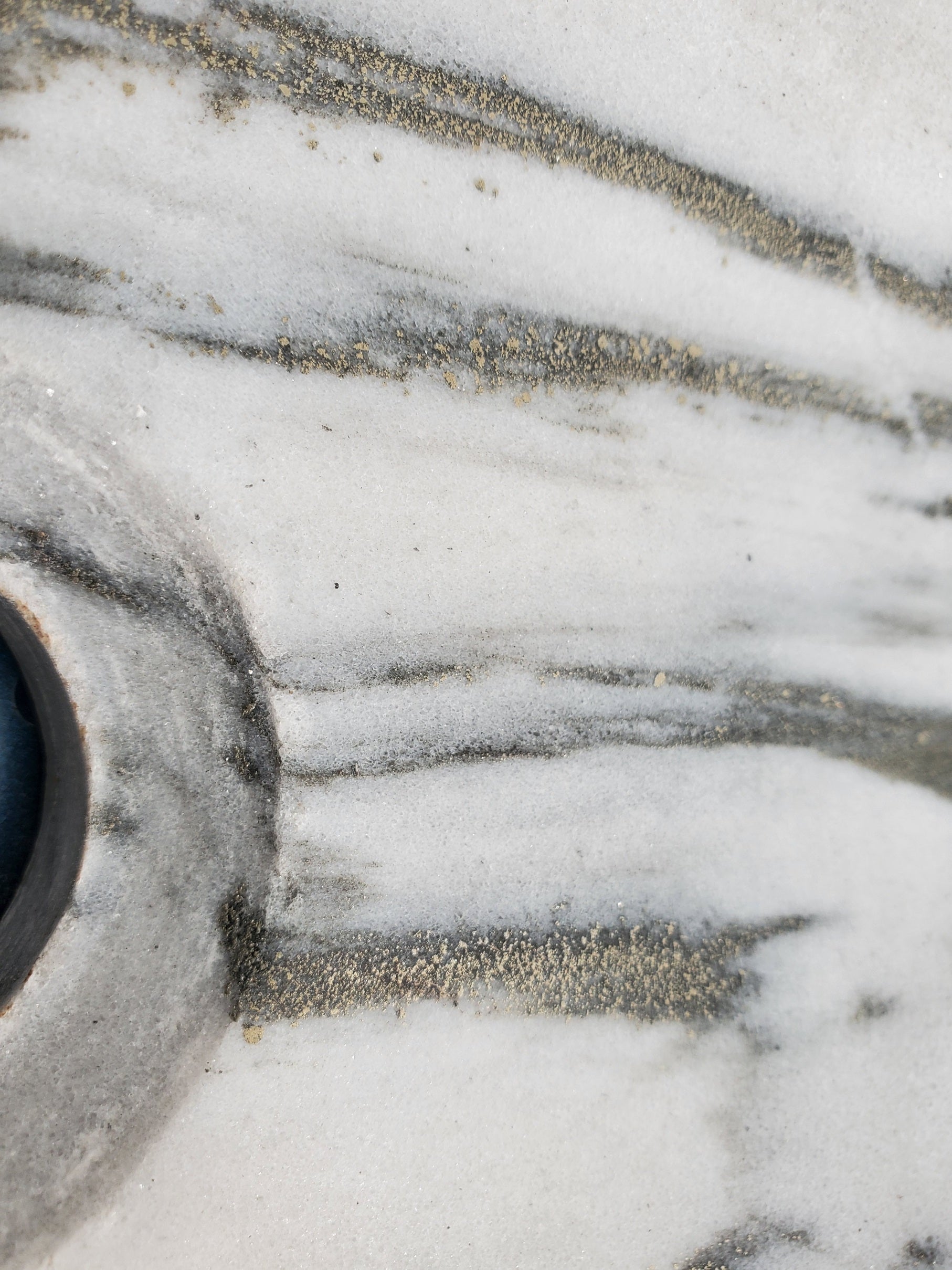 S33_30 White Marble Bathroom Vessel Sink