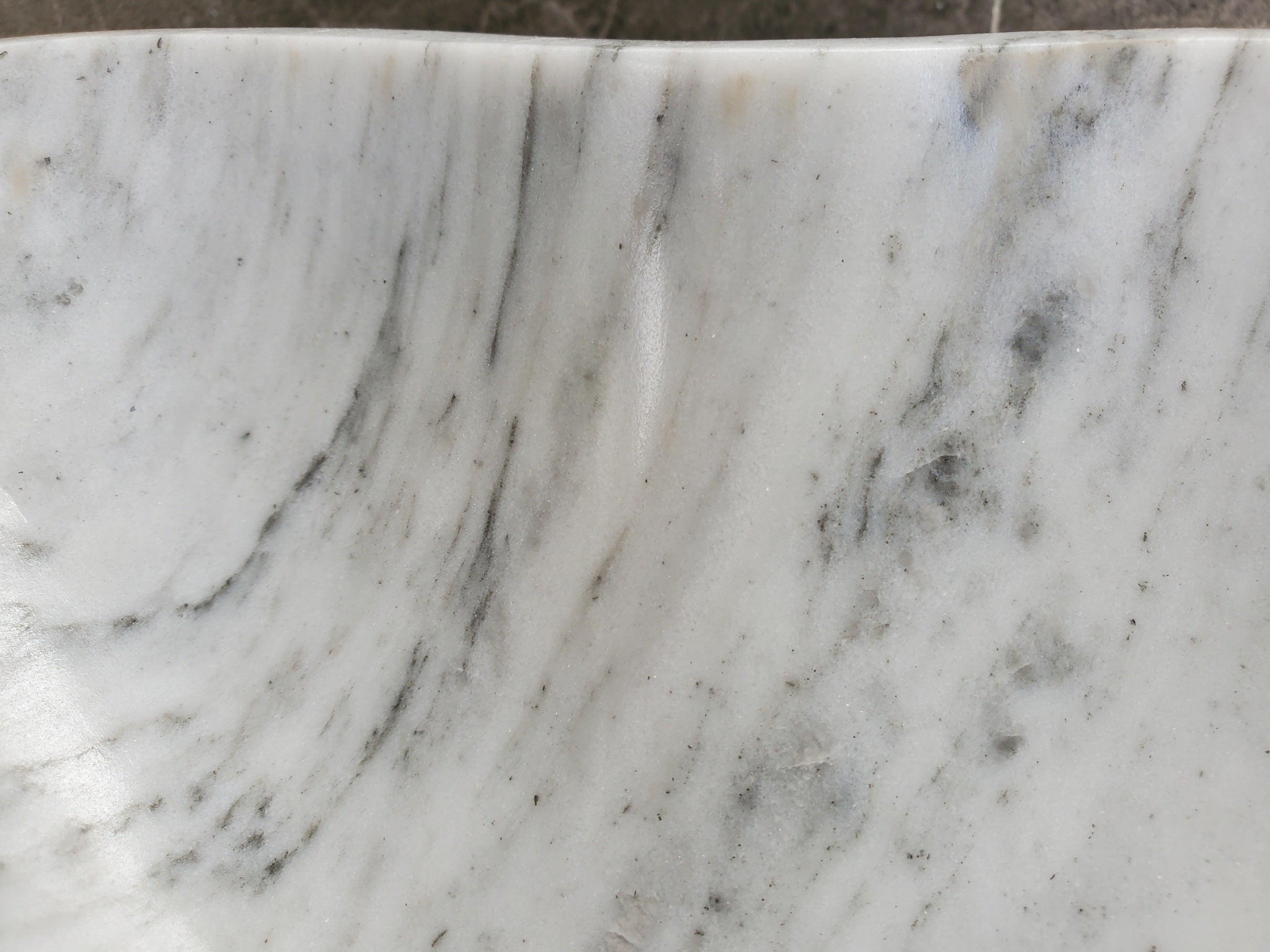 S33_32 Vego Marble Bathroom Vessel Sink - 17 x 15.5 inch