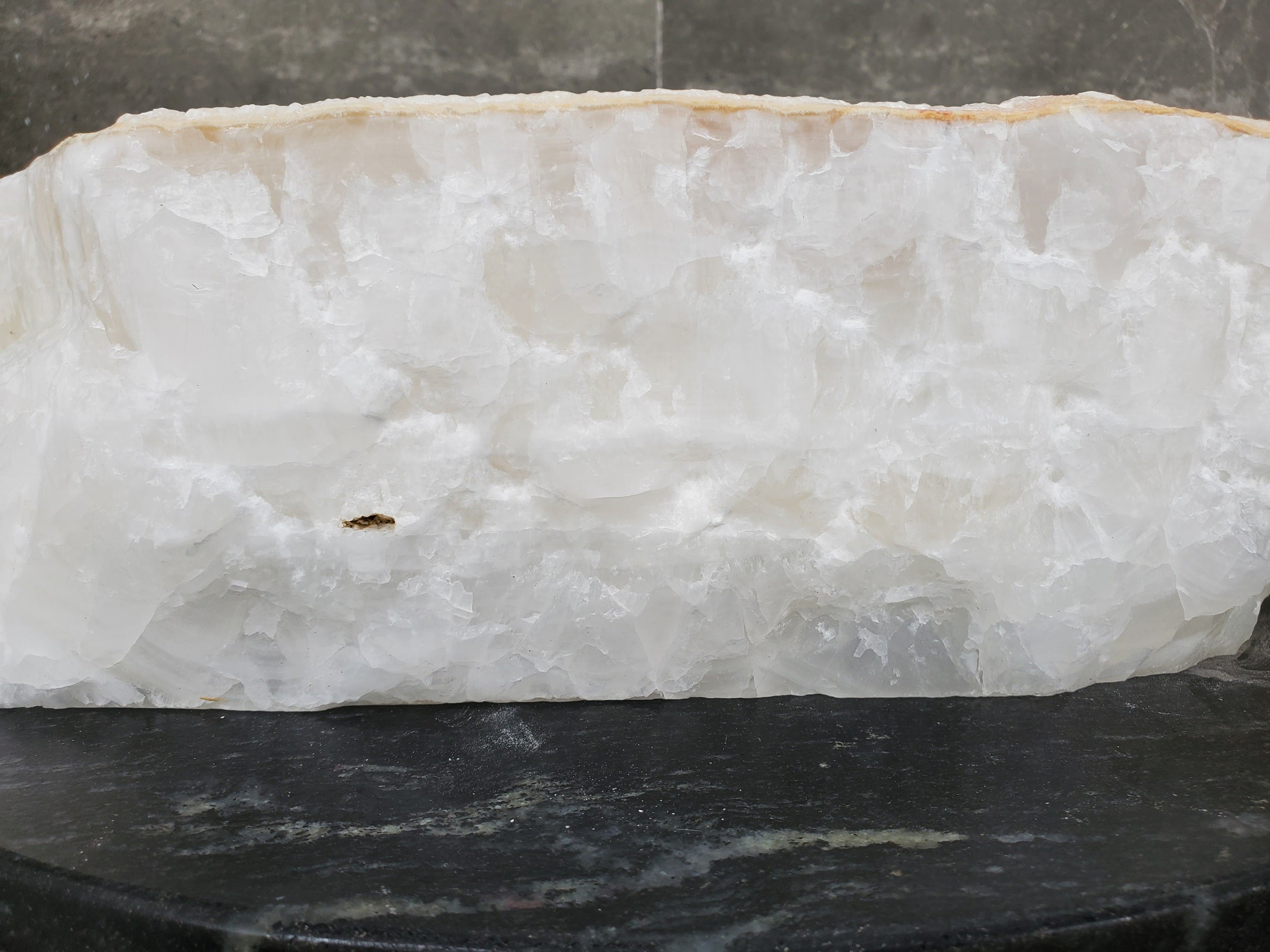 S31_45 Onyx Stone Vessel Bathroom Sink - 15.5 x 13.5 Inch