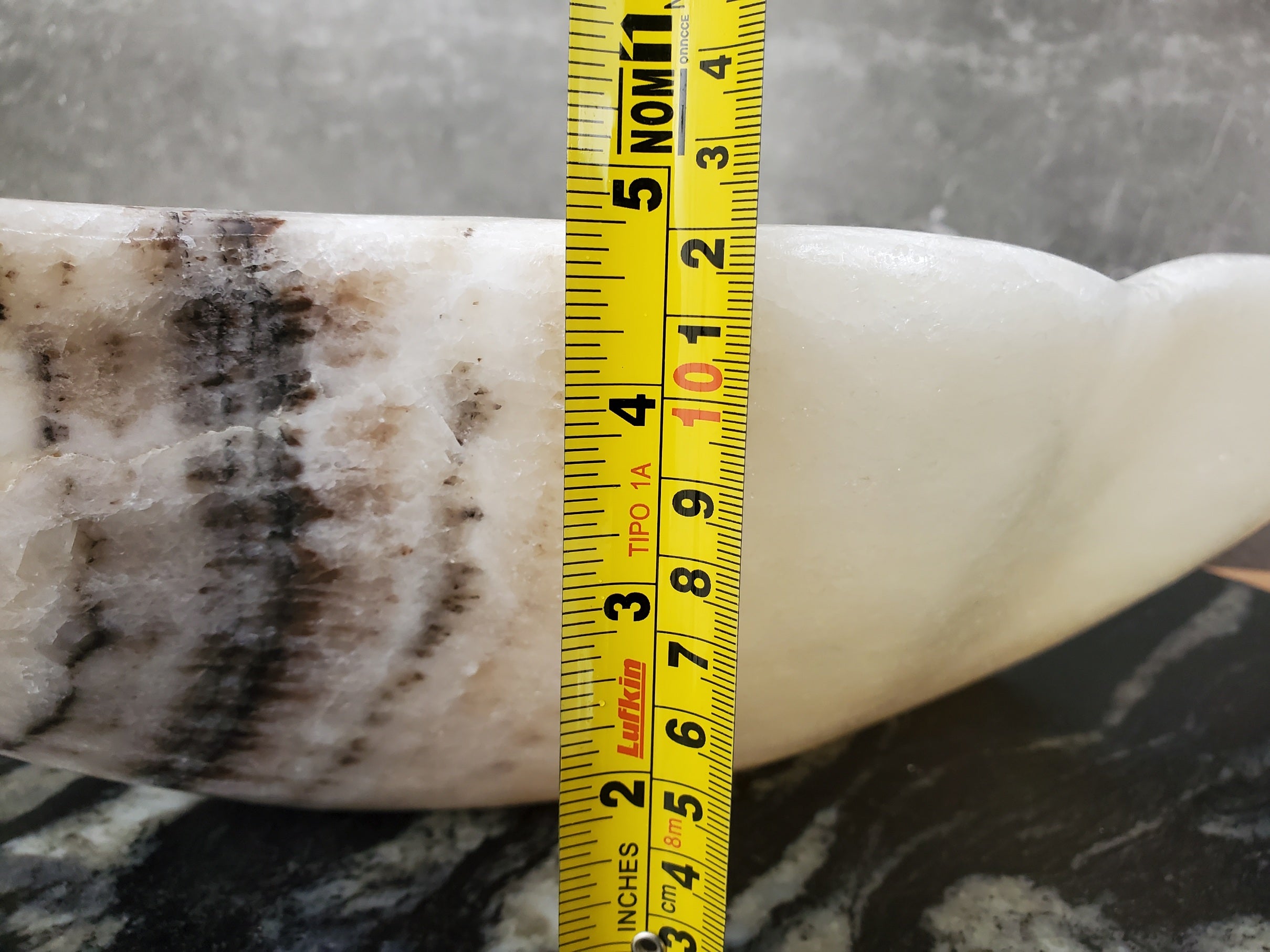 S32_05 Onyx Stone Vessel Bathroom Sink - 16.5 x 11 inch