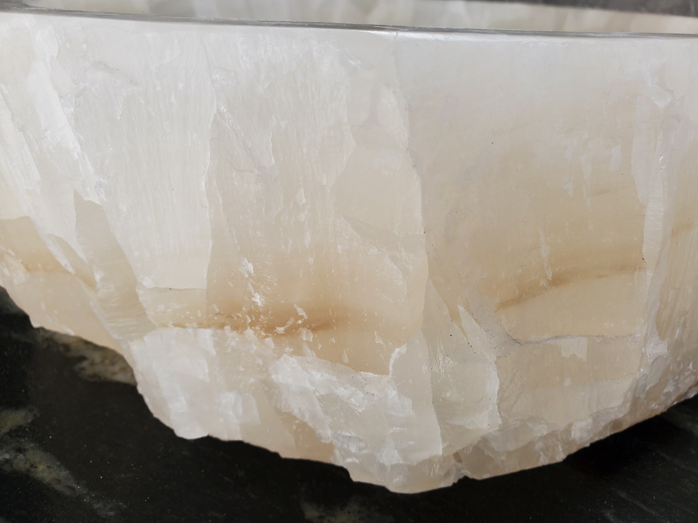 S33_20 Onyx Stone Vessel Sink - 16 x 13 inch