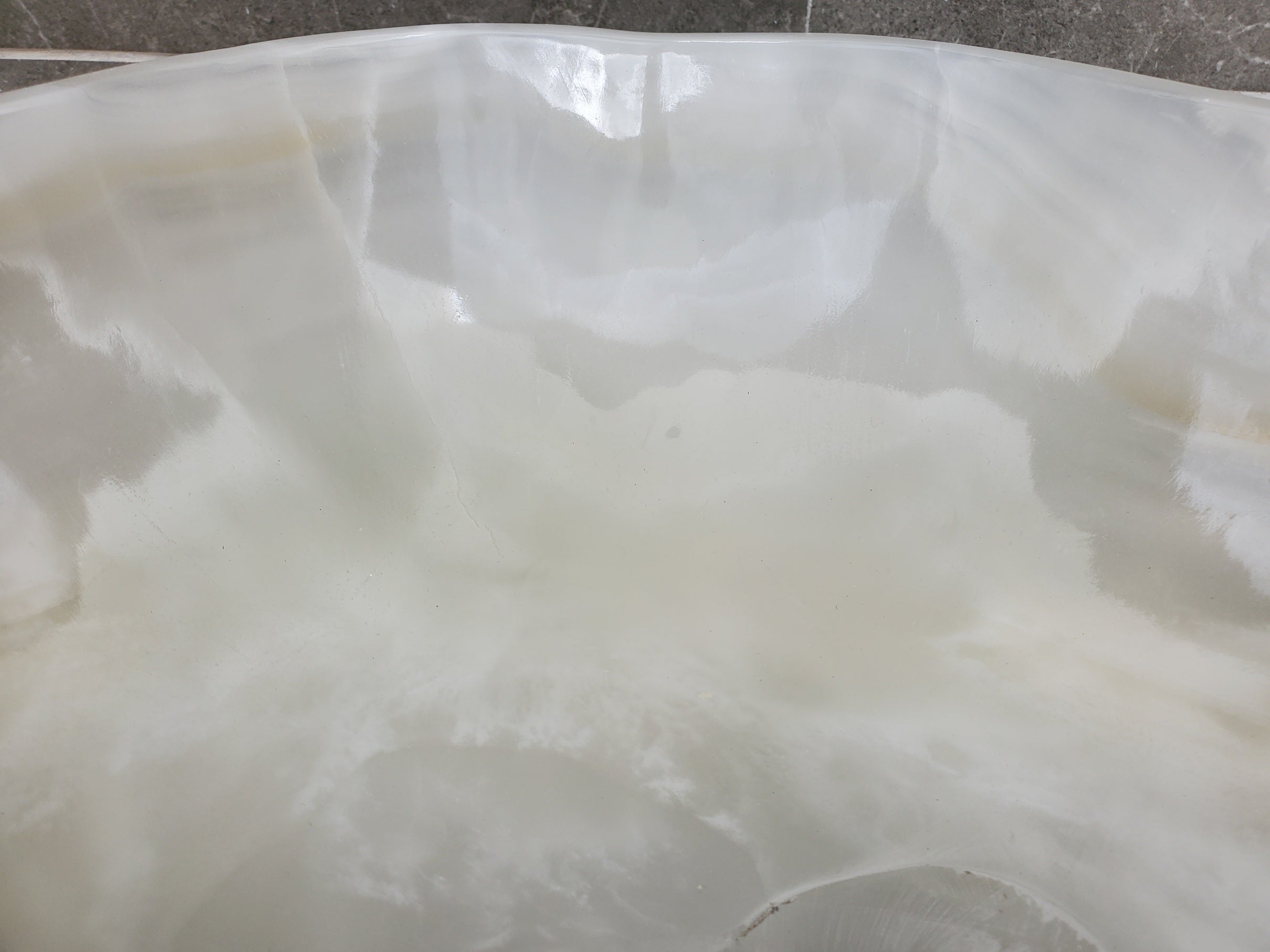 S32_08 Onyx Stone Vessel Bathroom Sink