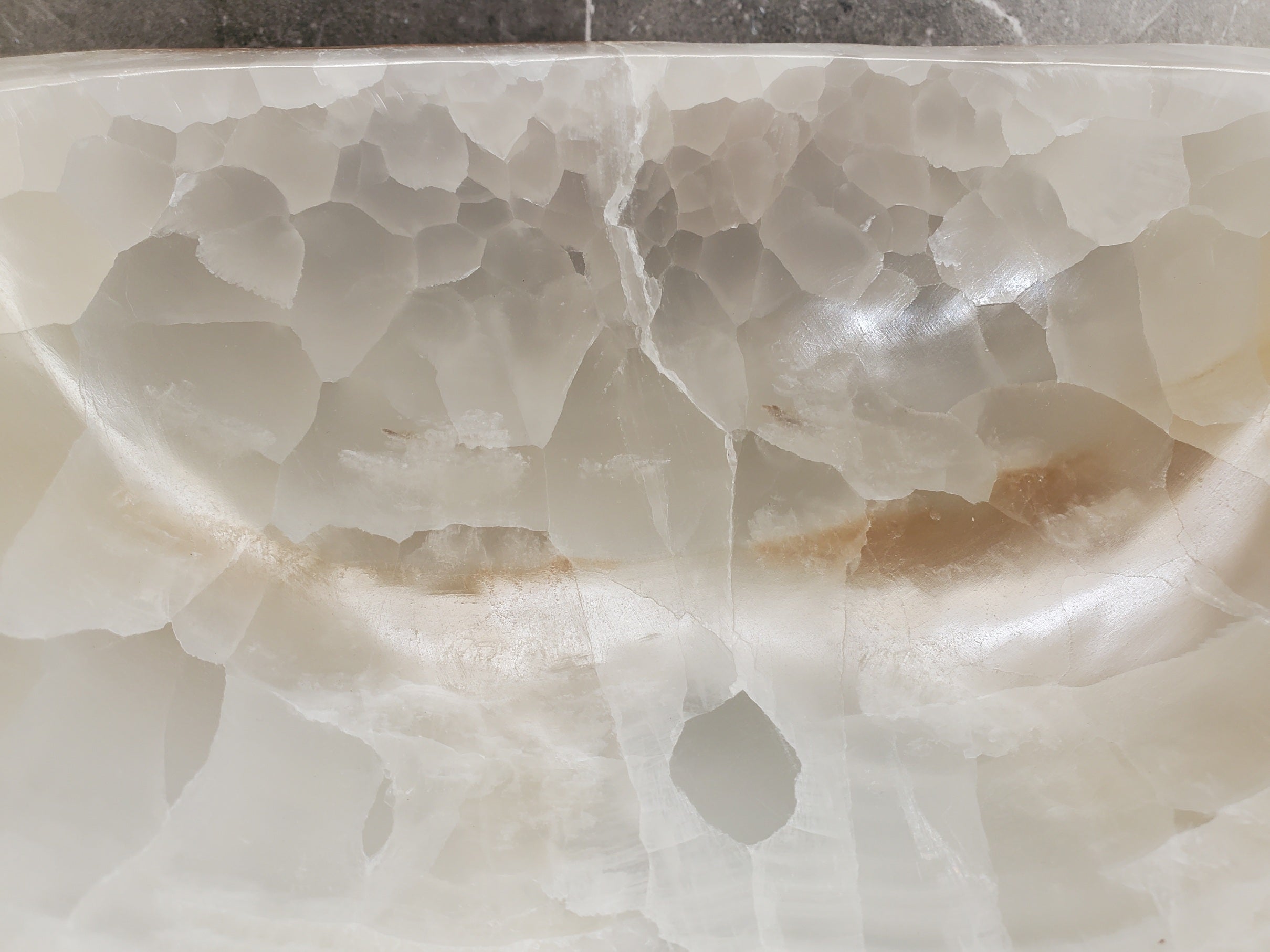 S33_09 Onyx Stone Vessel Sink