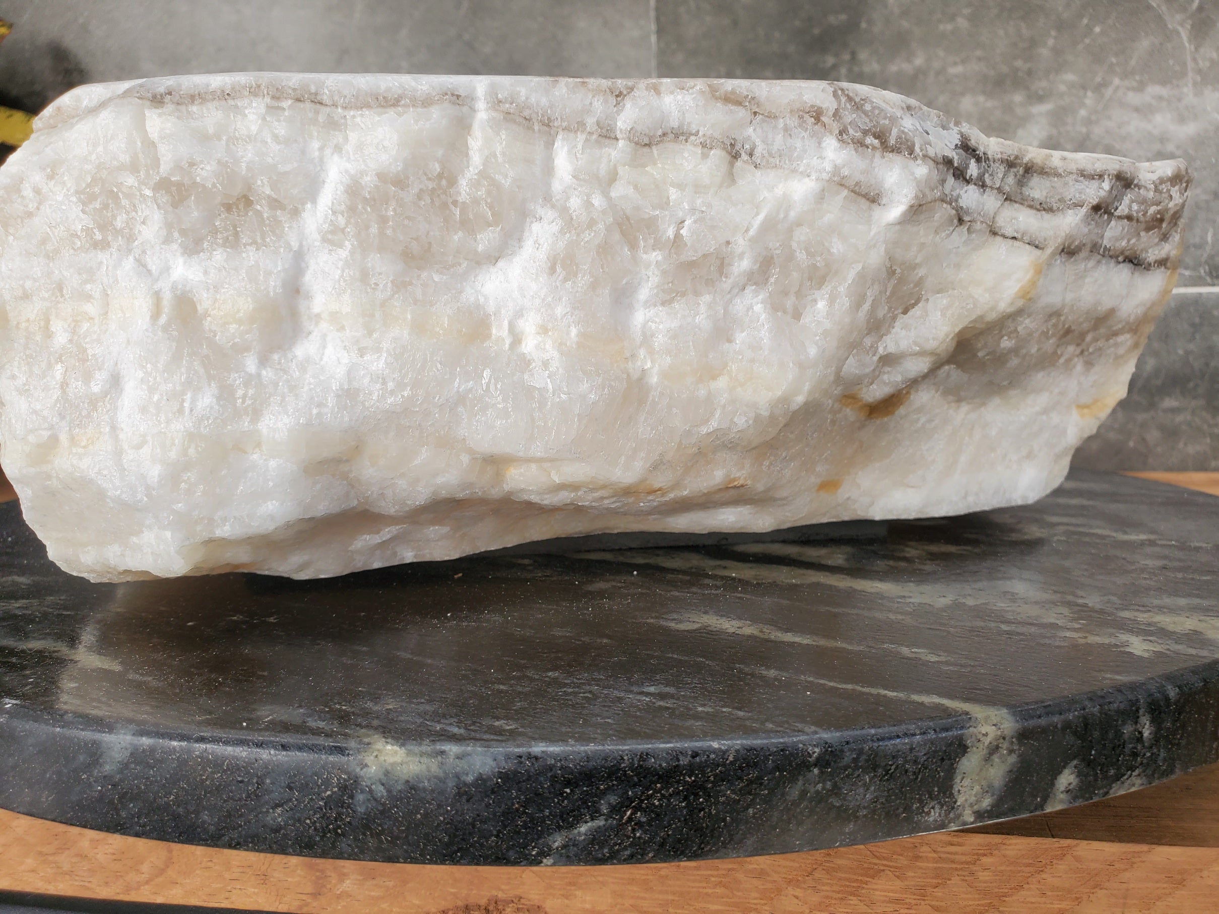 S33_16 Onyx Stone Vessel Bathroom Sink - 15 x 12 inch