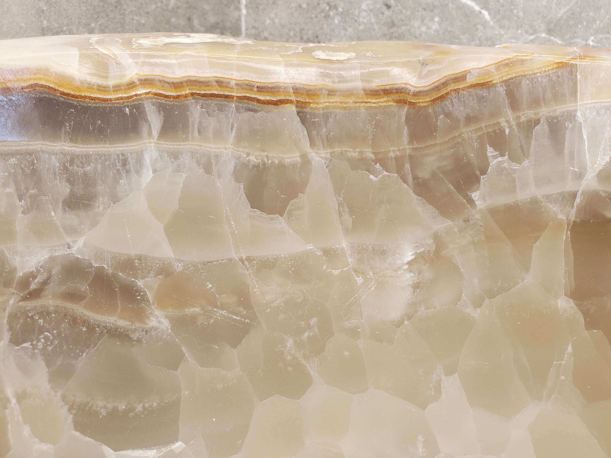 S33_15 Onyx Stone Vessel Sink