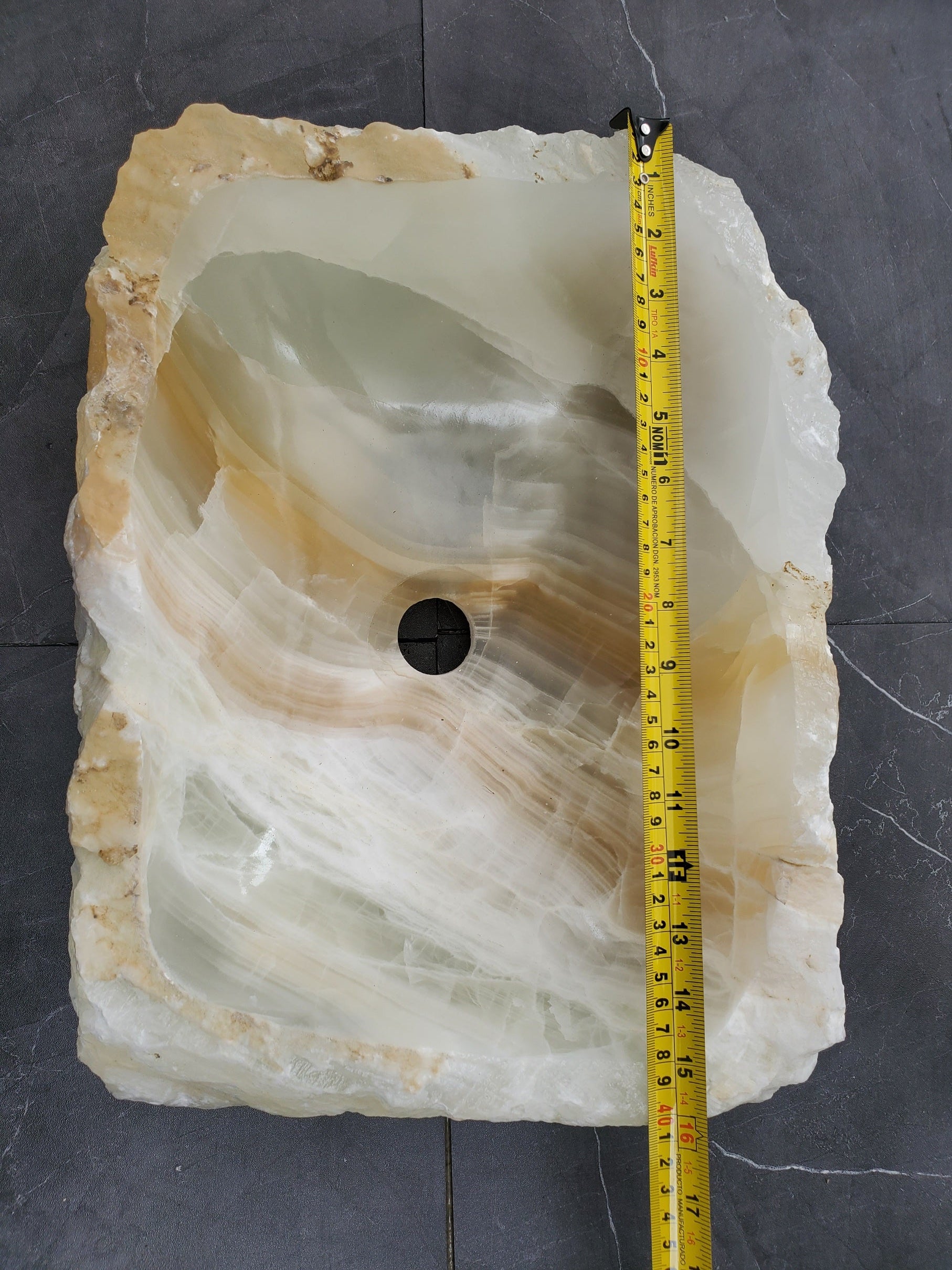 SET3168 Onyx Stone Master Bath Set of 2 (Two) Vessel Sinks