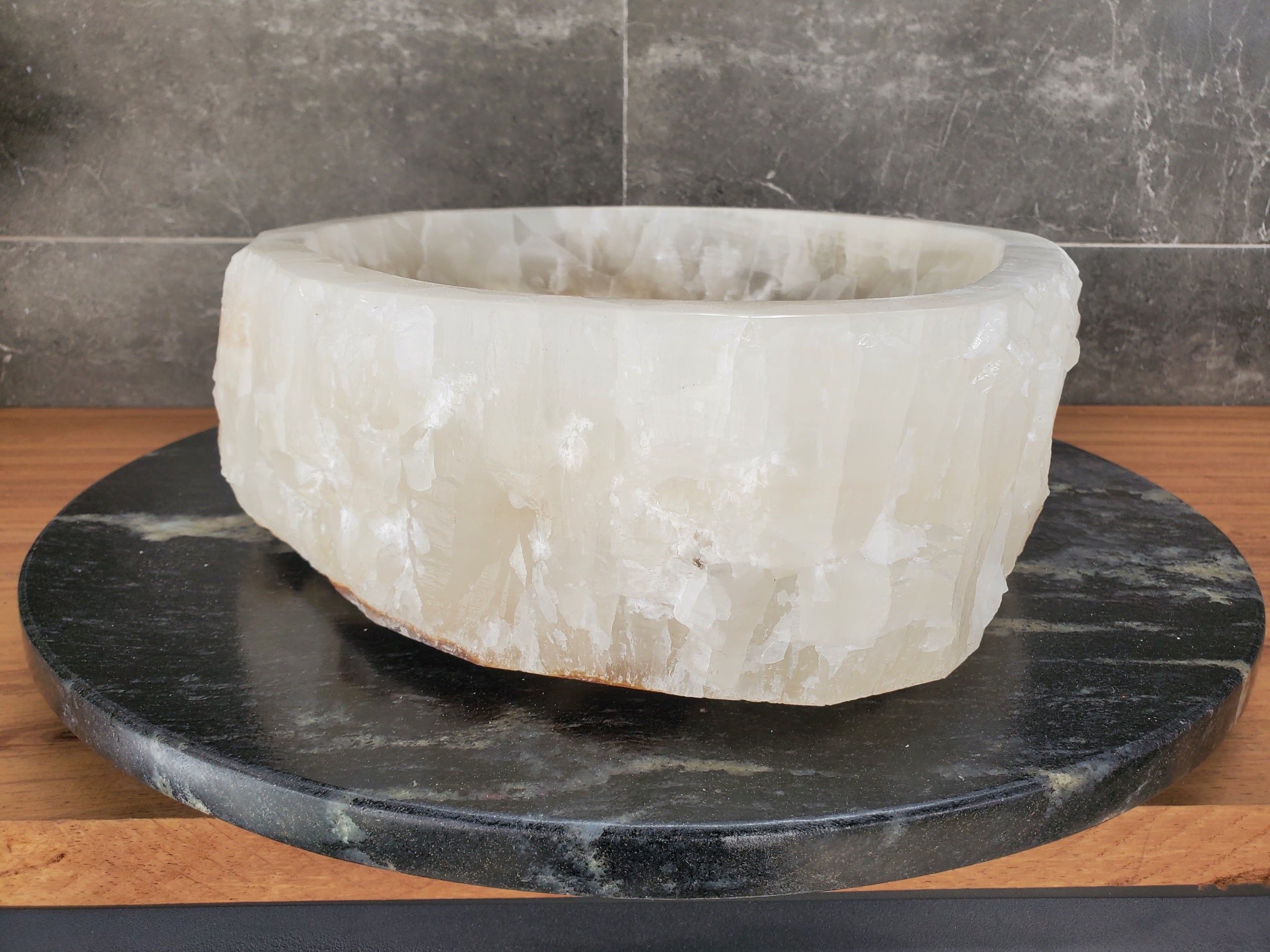 S33_20 Onyx Stone Vessel Sink - 16 x 13 inch