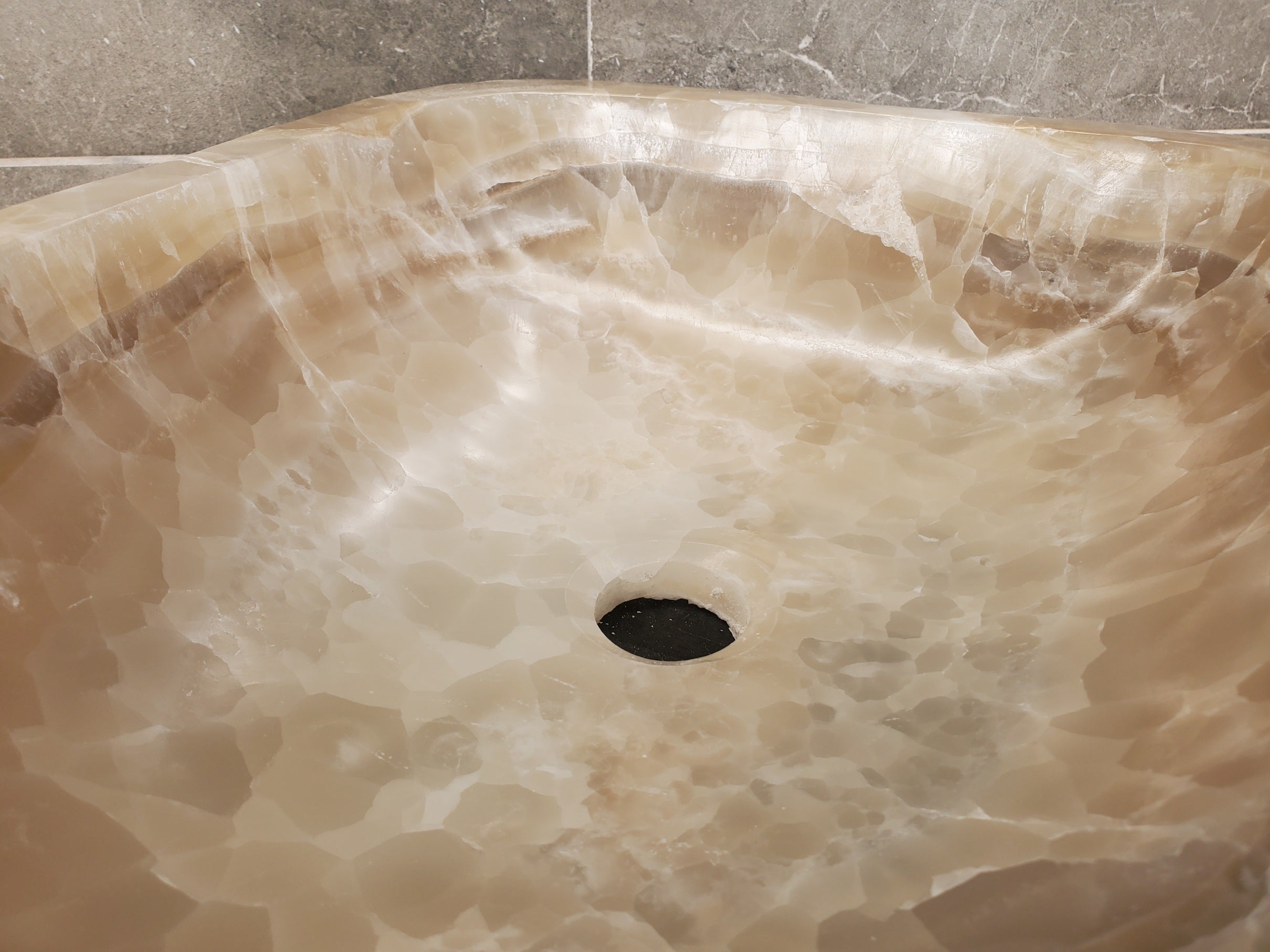 S33_15 Onyx Stone Vessel Sink