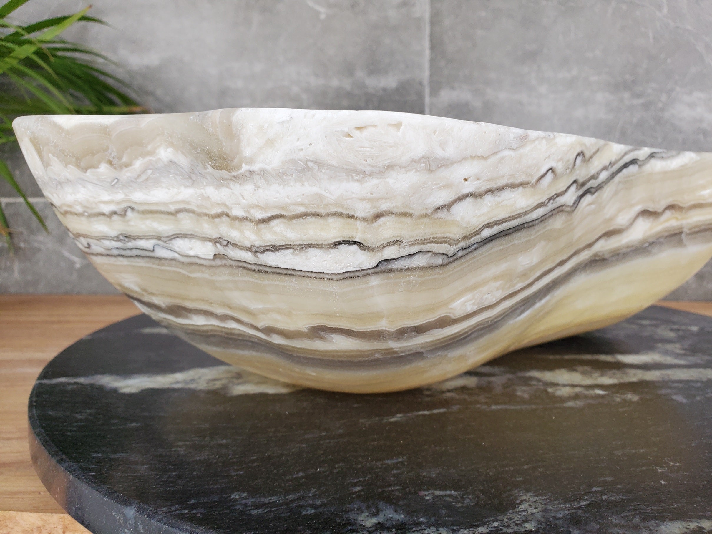 S33_43 Onyx Bathroom Vessel Sink - 19 x 11.5 inch