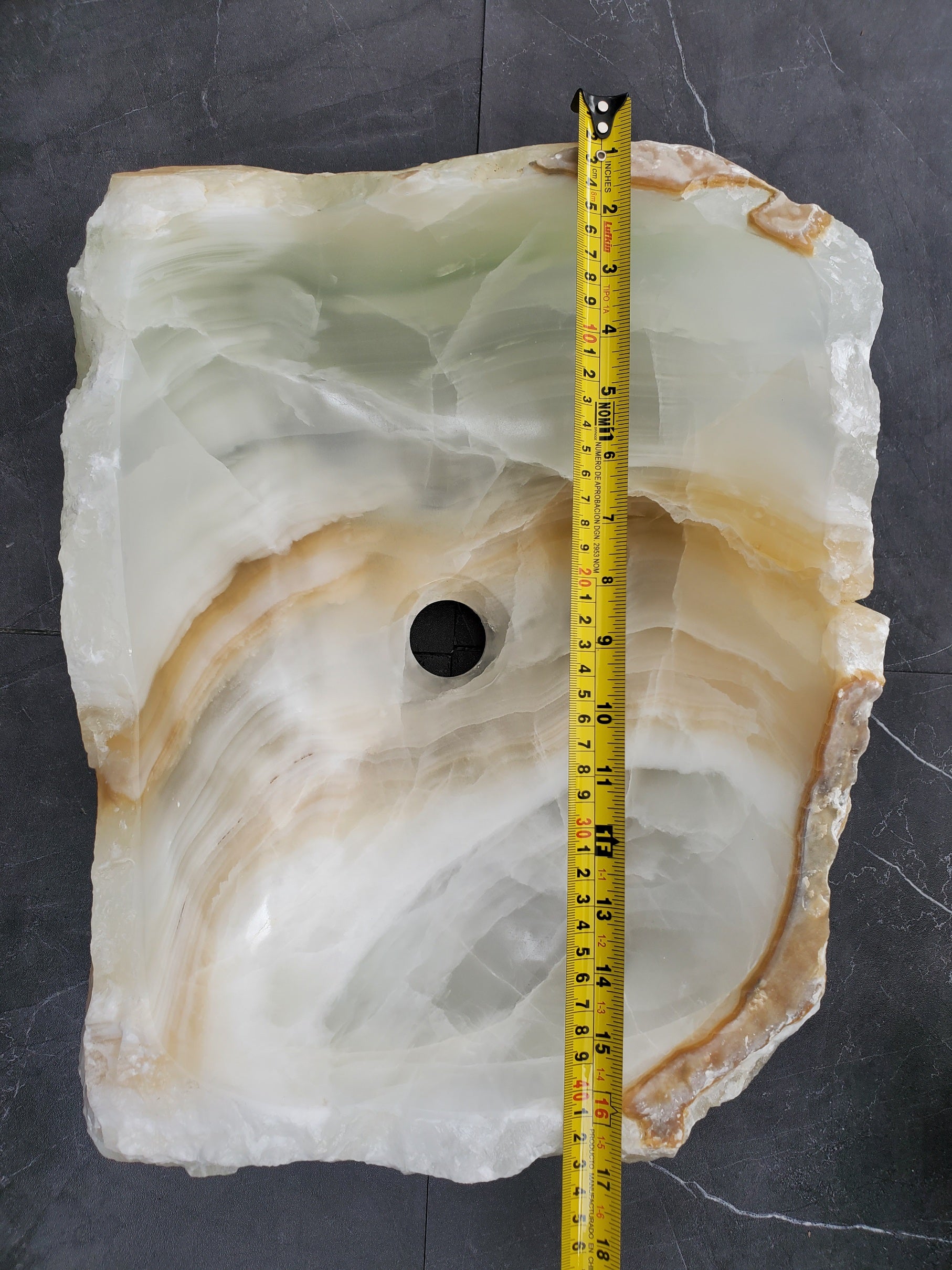 SET3168 Onyx Stone Master Bath Set of 2 (Two) Vessel Sinks