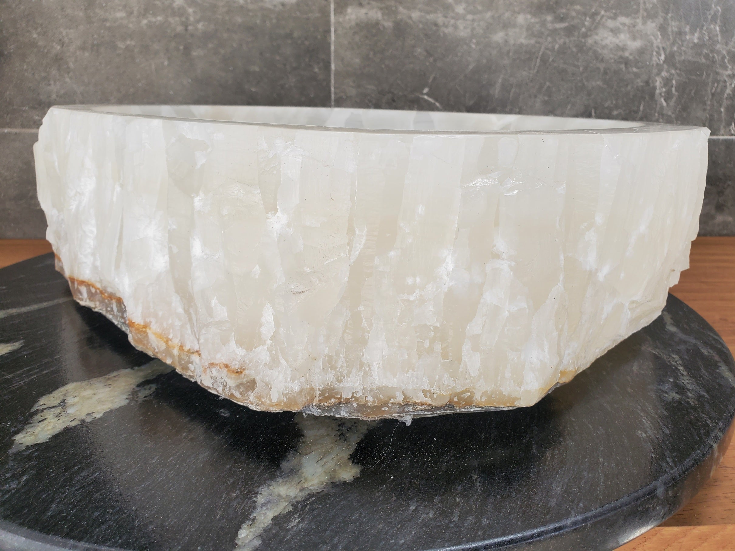 S33_19 Onyx Stone Vessel Sink