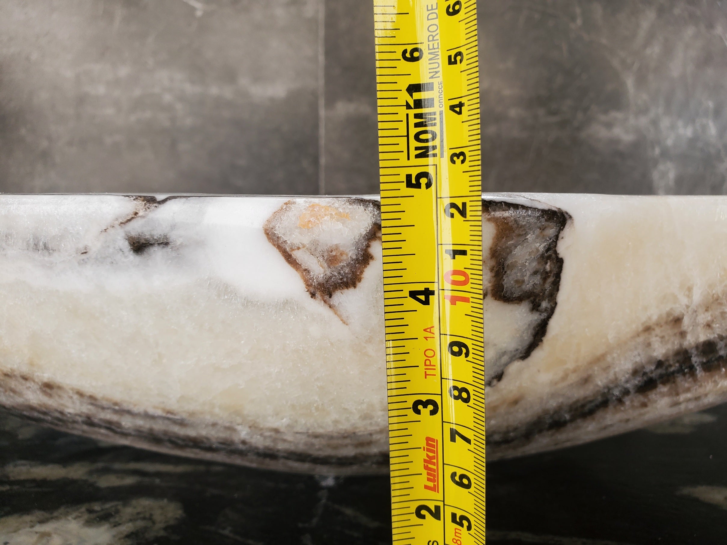 S32_23 Onyx Stone Vessel Bathroom Sink