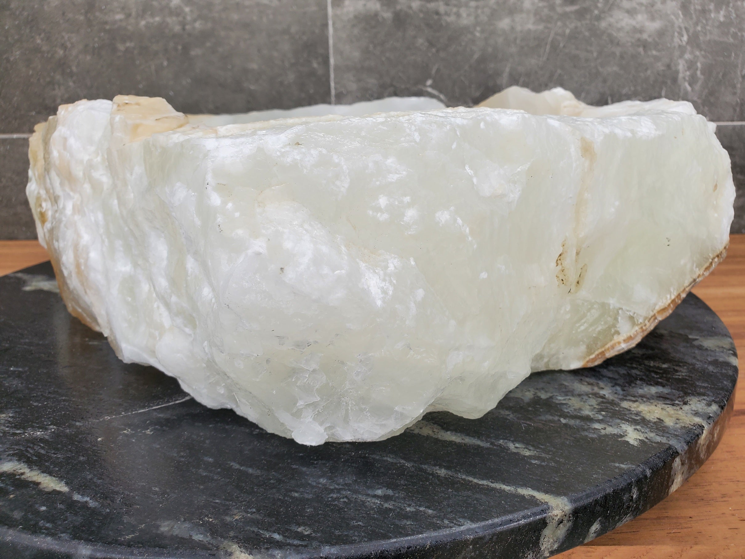 S31_48 Onyx Stone Vessel Bathroom Sink