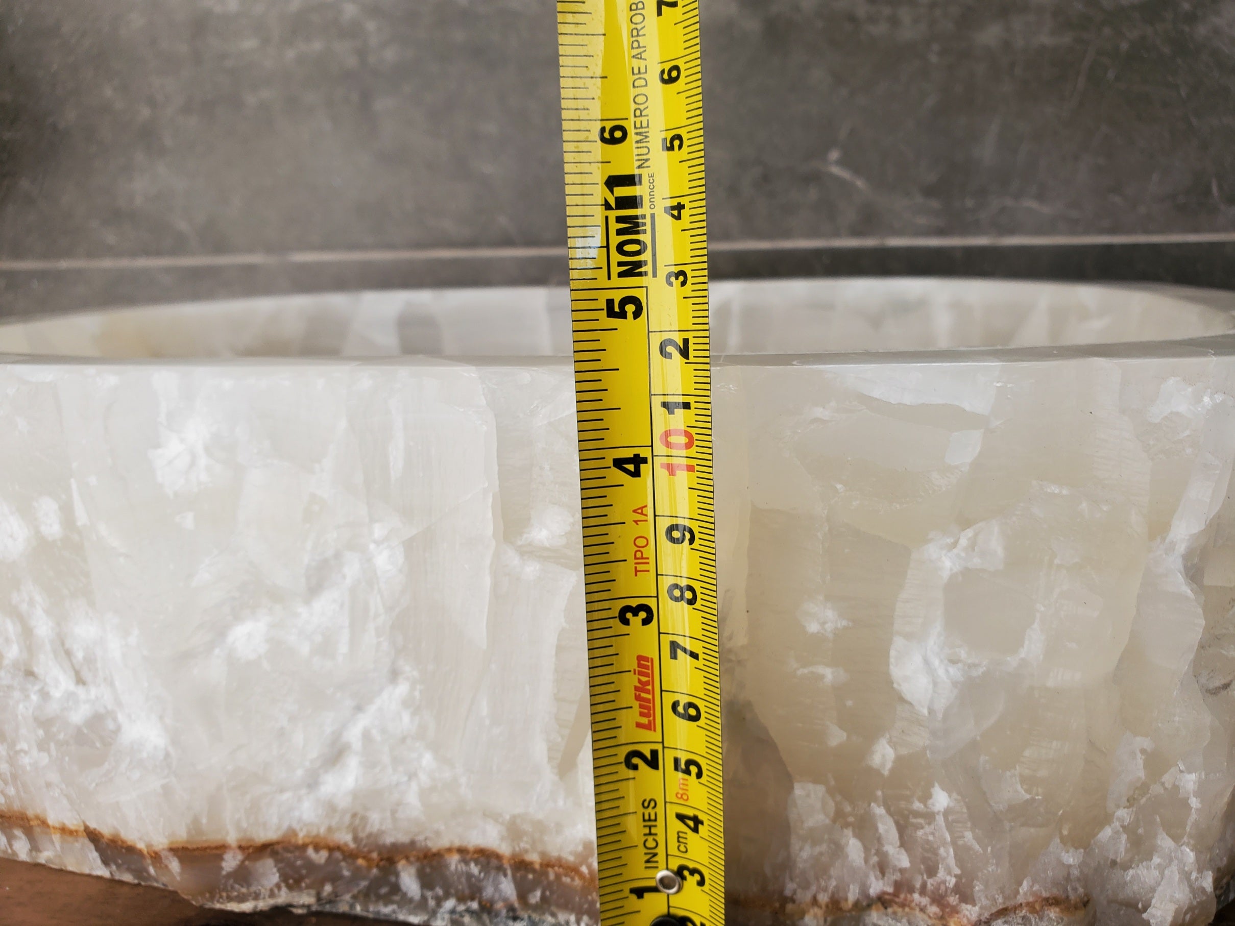 S33_19 Onyx Stone Vessel Sink