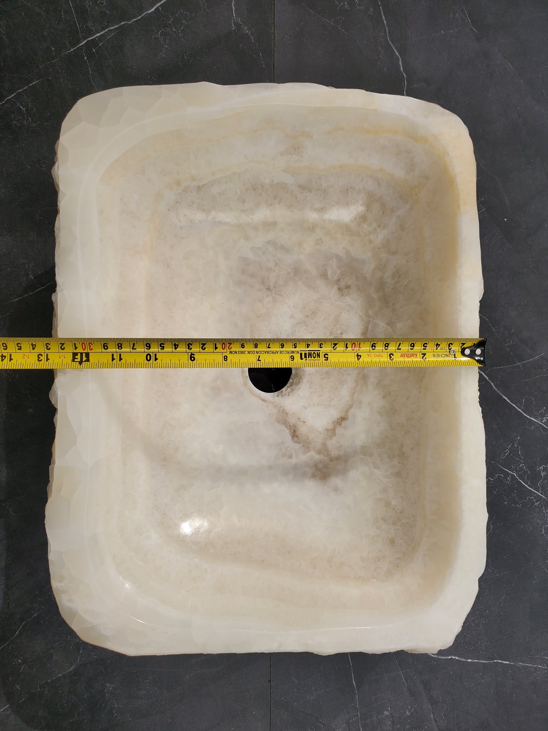 SET3401 Onyx Stone Master Bath Set of 2 (Two) Vessel Sinks