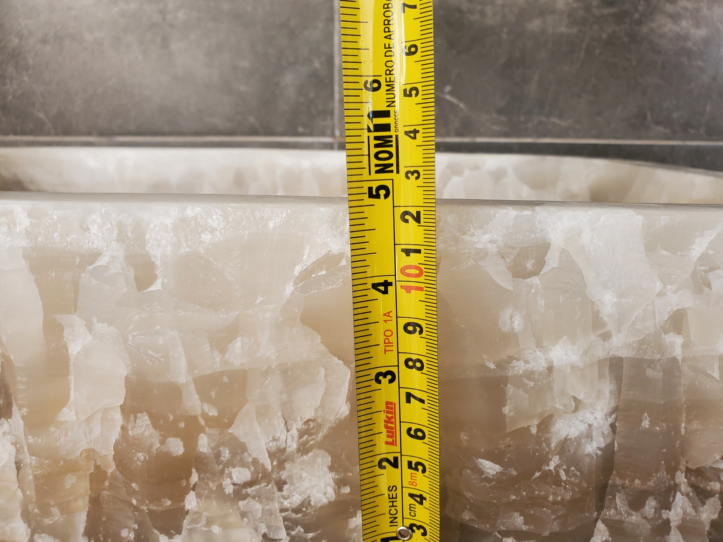 S33_14 Onyx Stone Vessel Sink