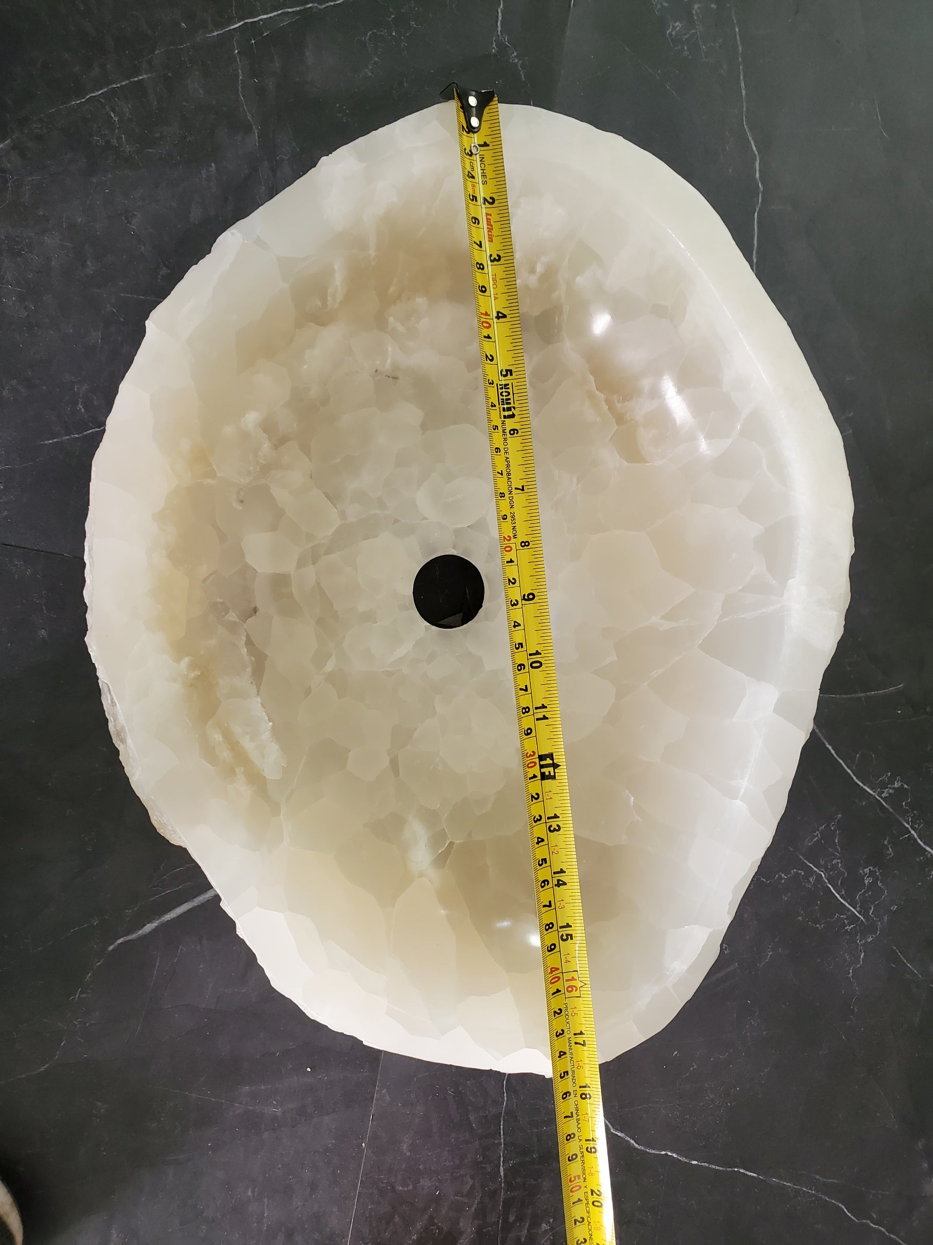 S33_20 Onyx Stone Vessel Sink