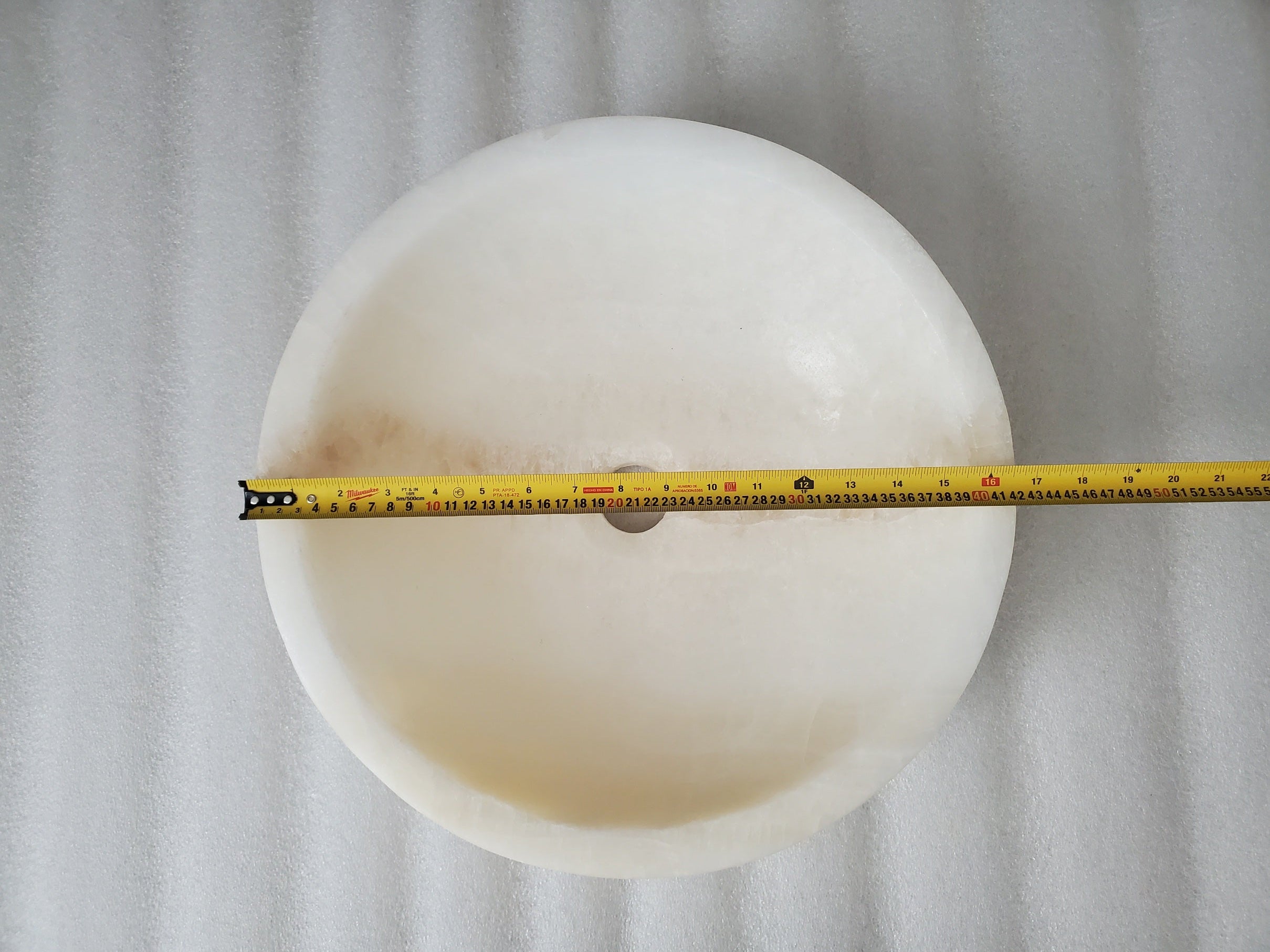 S25_05 Round Onyx Vessel Sink - 16 x 16 inch