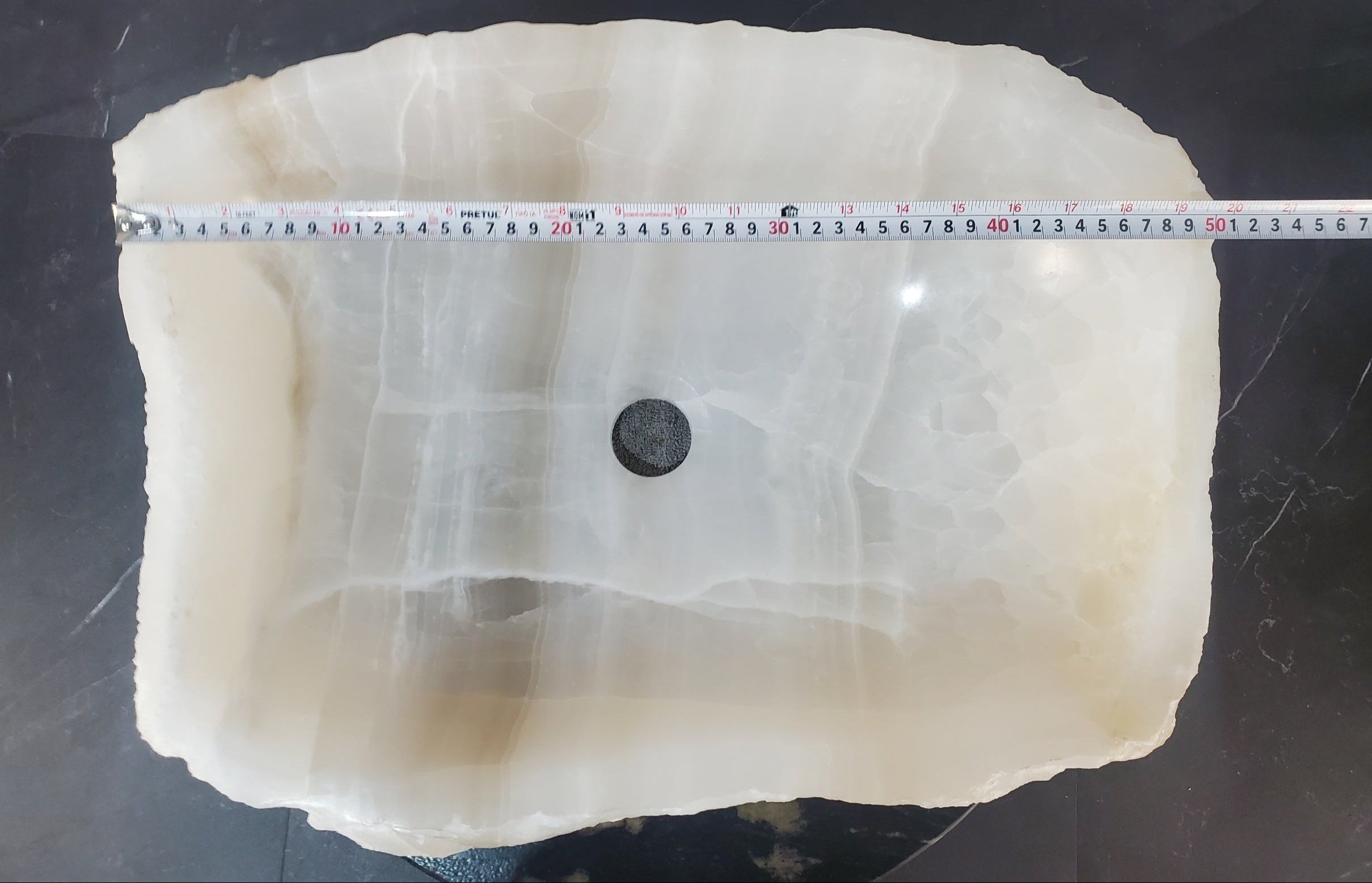 SET1034 Onyx Stone Master Bath Set of 2 (Two) Vessel Sinks