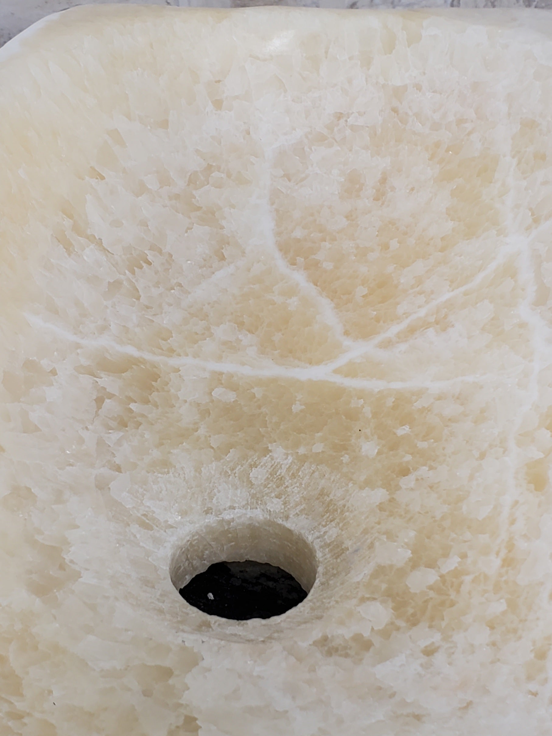 S24_09 Onyx Stone Vessel Bathroom Sink
