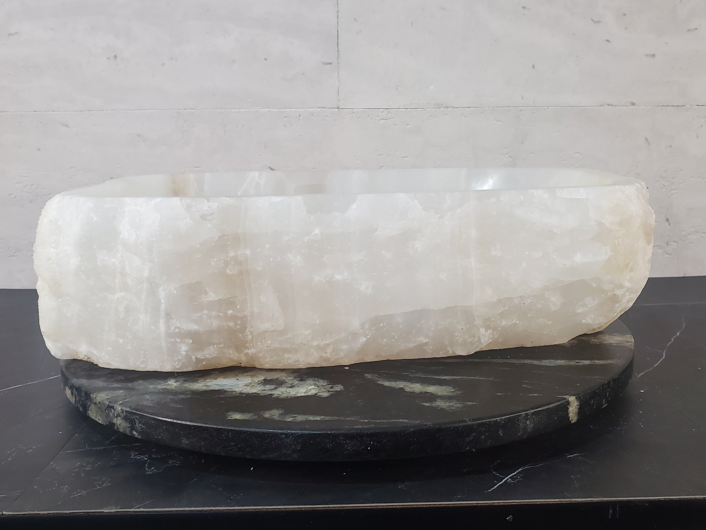 S27_15 Onyx Stone Bathroom Vessel Sink