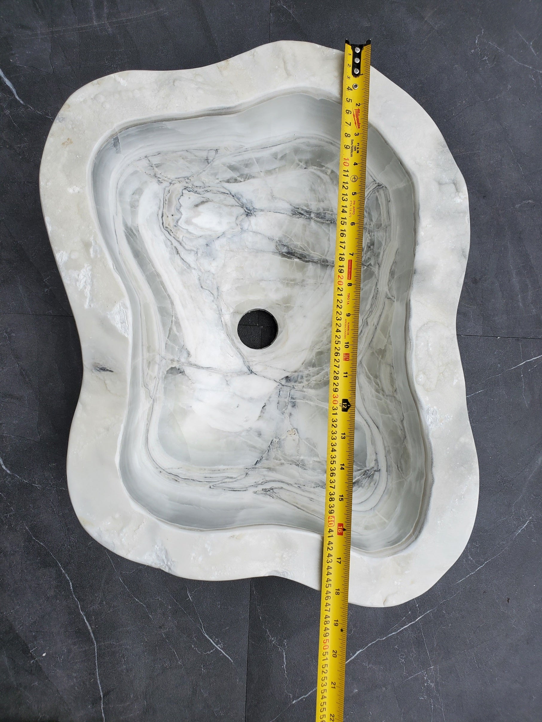 SET1057 Onyx Stone Master Bath Set of 2 (Two) Vessel Sinks
