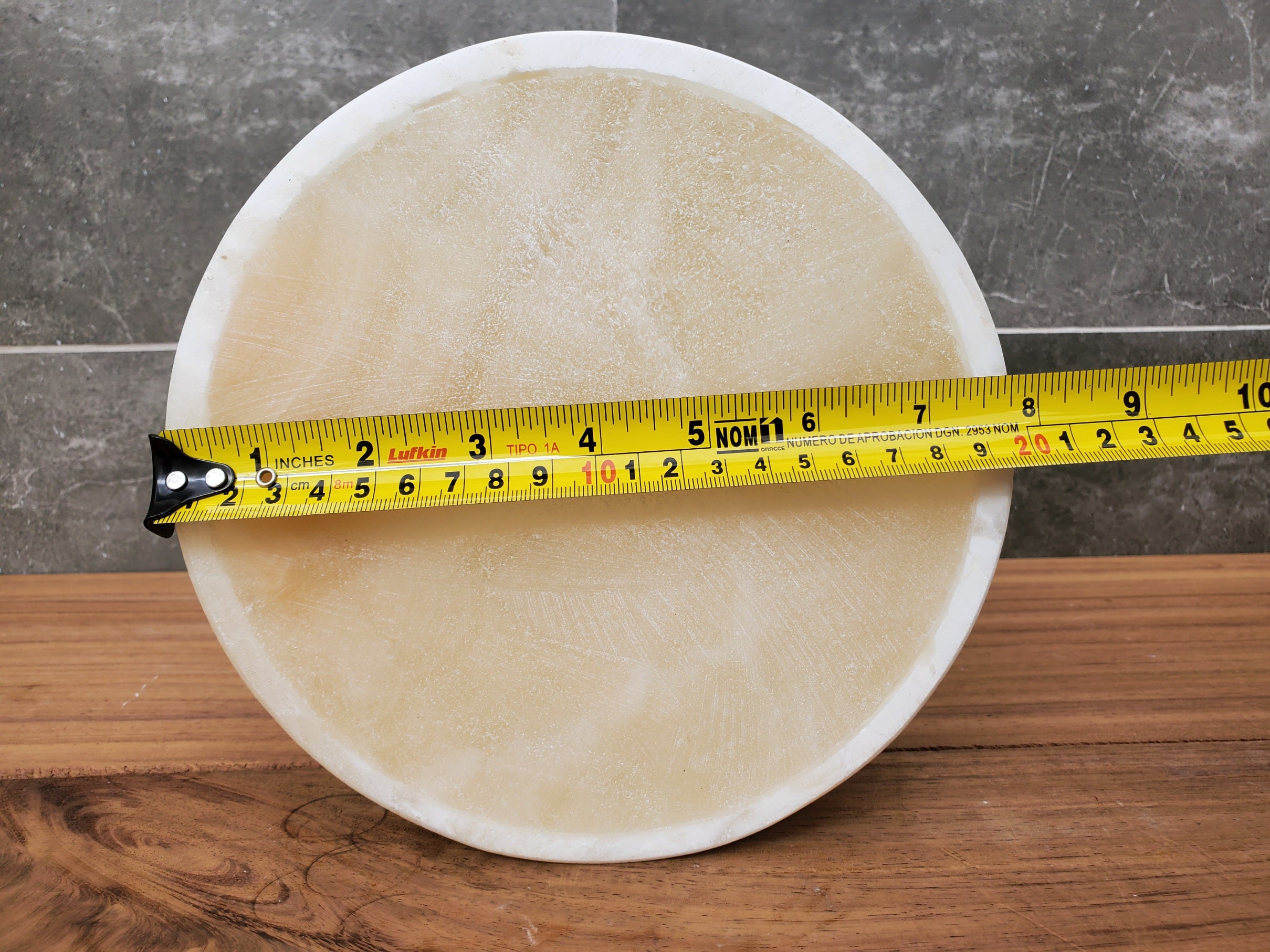 WB_19 Onyx Stone Waste Basket