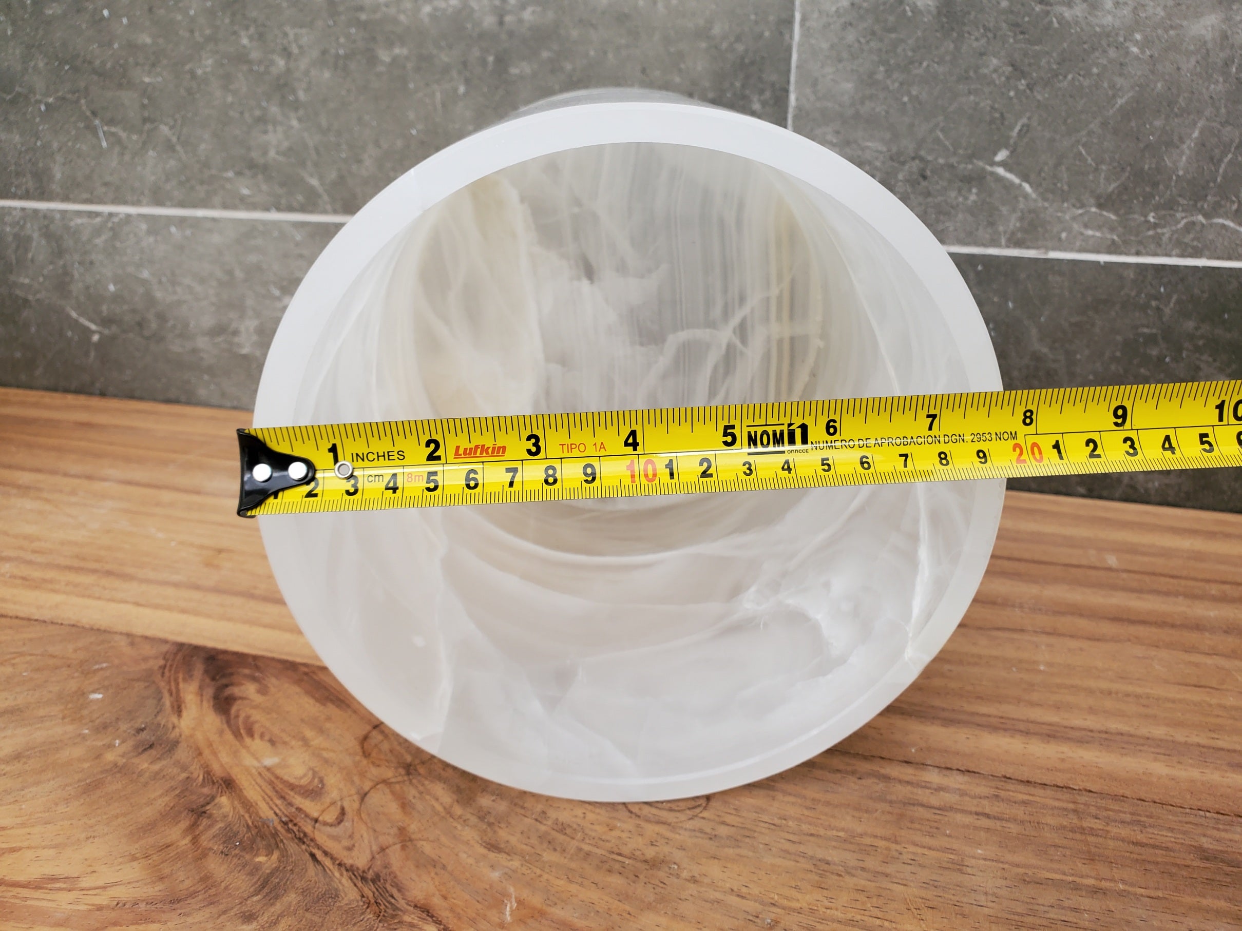 WB_13RD Onyx Stone Waste Basket