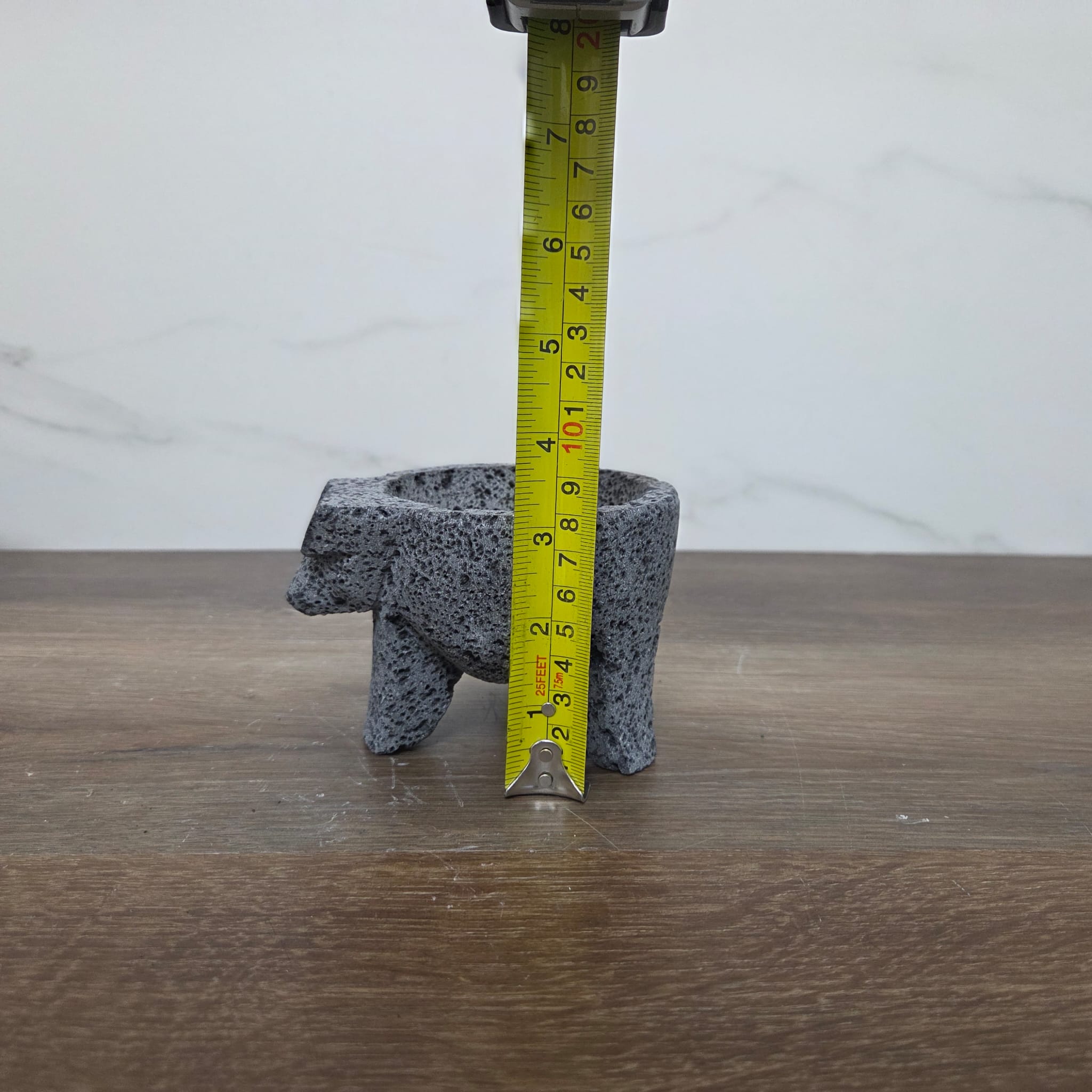 MOL4P Authentic Mexican Molcajete - Piggy Face - 4 inch