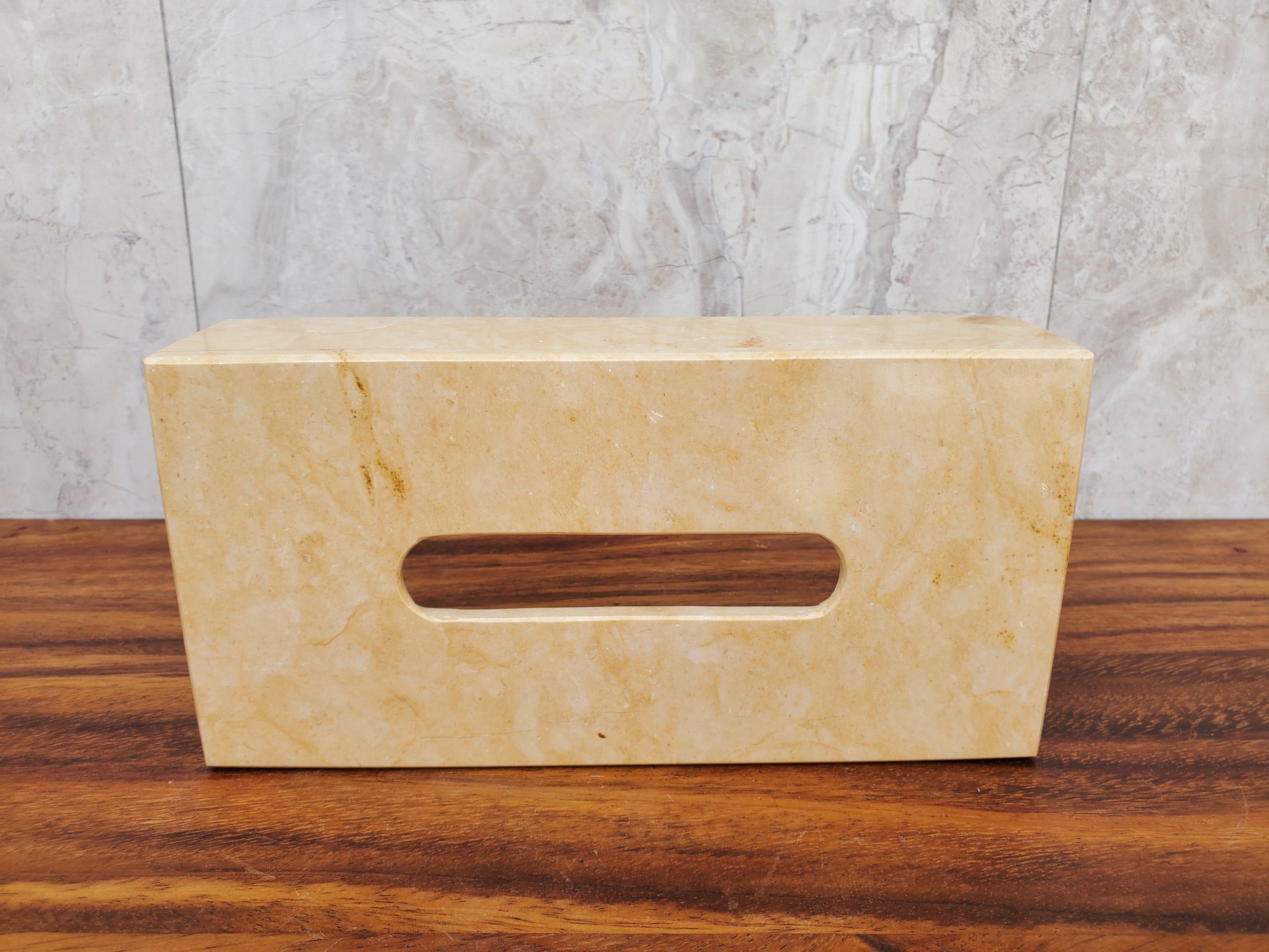 Mocha Brown Marble Tissue Box Cover, Home Accessory, Natural Stone Handmade Tissue Box Cover Accessories Bath Tissue Box Covers